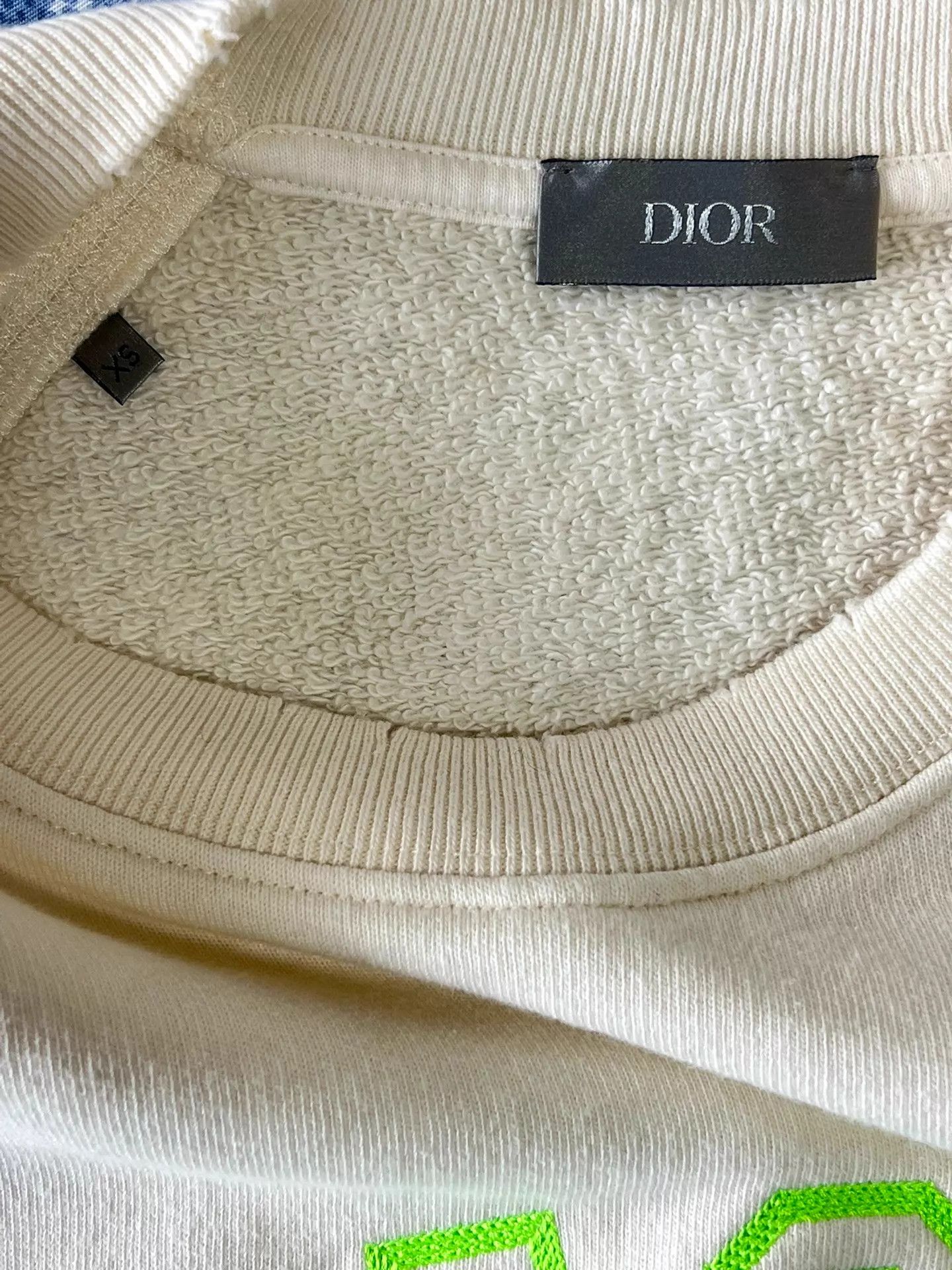 Dior Dior Zoo Embroidered 1947 Elephant Logo Ivory XS Sweatshirt Size XS / US 0-2 / IT 36-38 - 6 Thumbnail