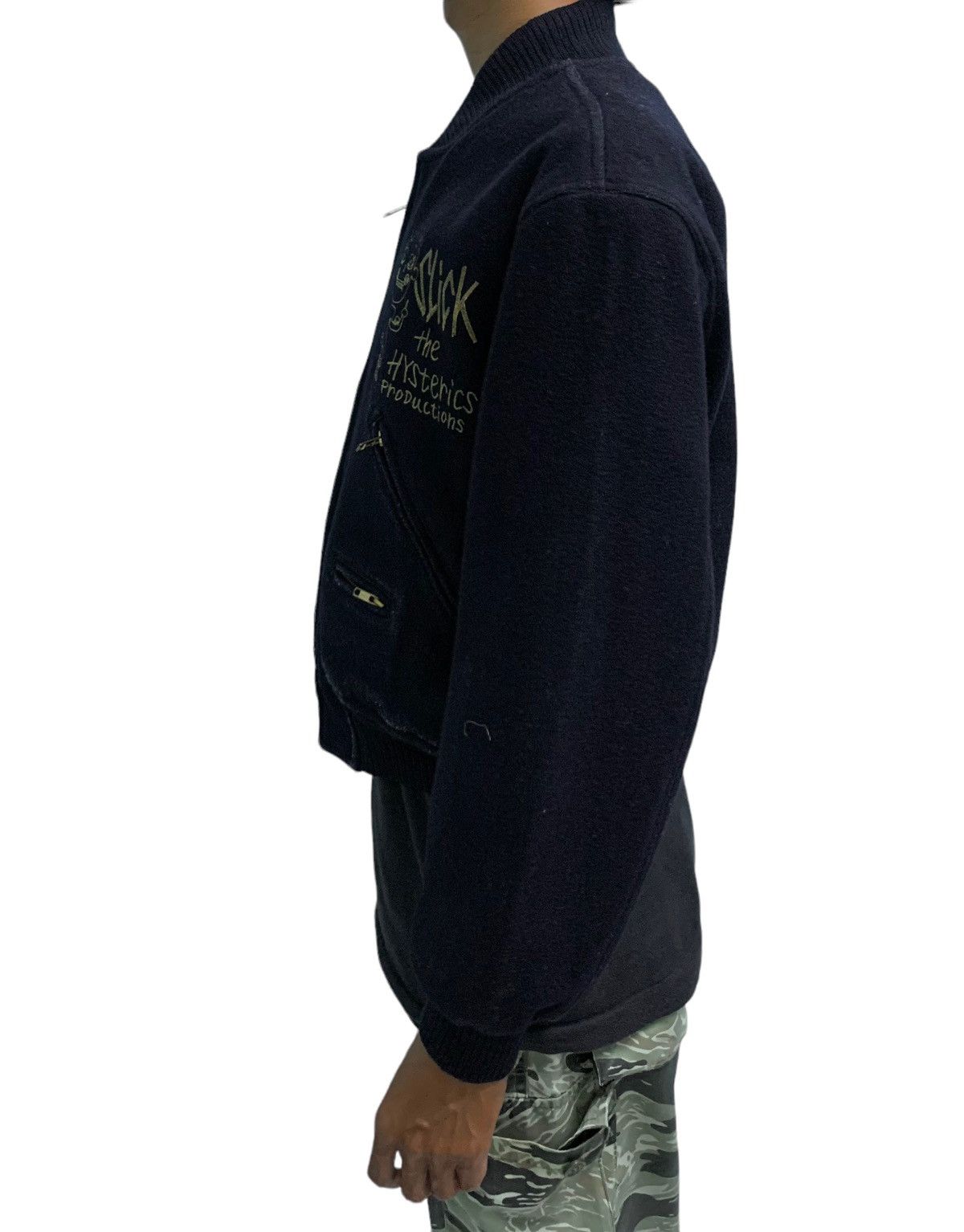 Hysteric Glamour 🔥 Vintage 90s Hysterics Glamour Bomber Wool Jacket Size US S / EU 44-46 / 1 - 8 Thumbnail