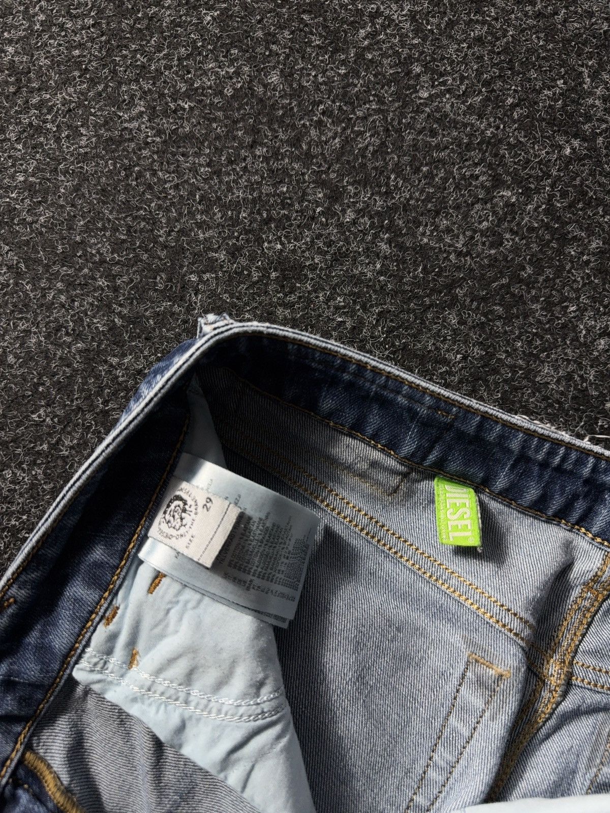 Diesel × If Six Was Nine × Vintage Vintage Diesel Industry Distressed Jeans skinny denim pants Size 29" - 8 Thumbnail