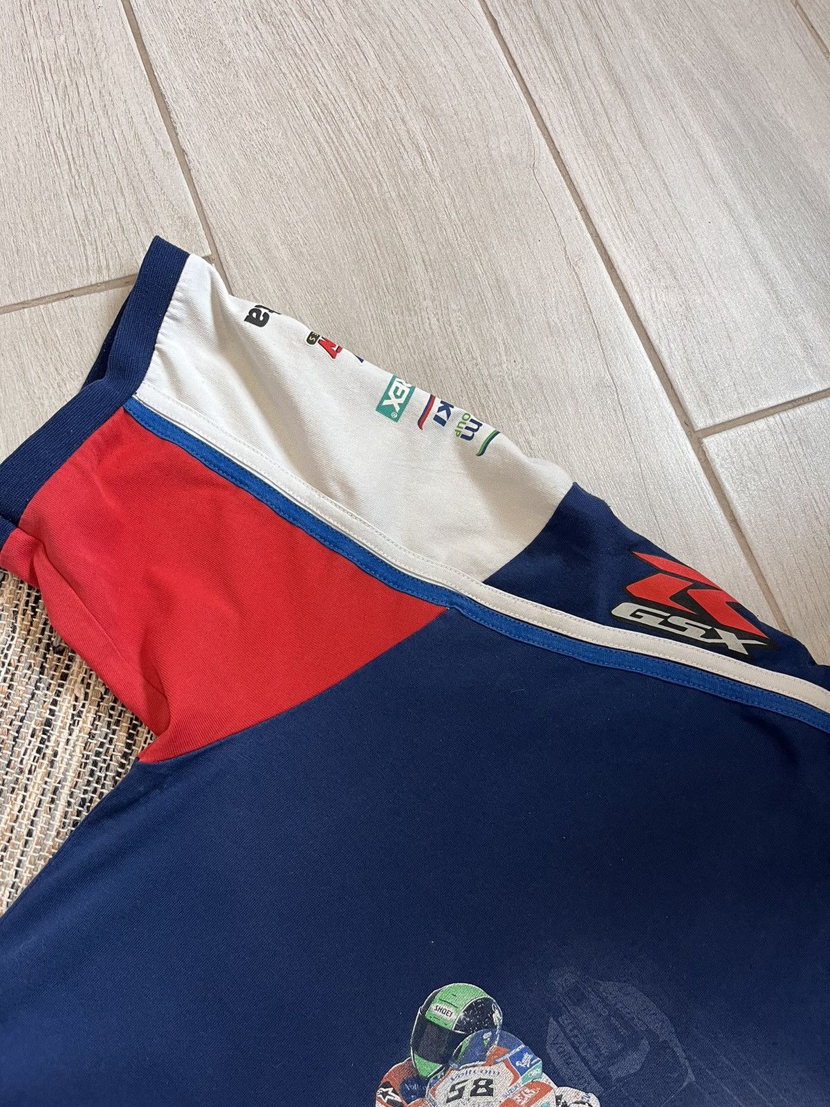 Vintage Vintage Suzuki Racing T-Shirt Motorcycle Japanese Logo Size US XXL / EU 58 / 5 - 12 Thumbnail