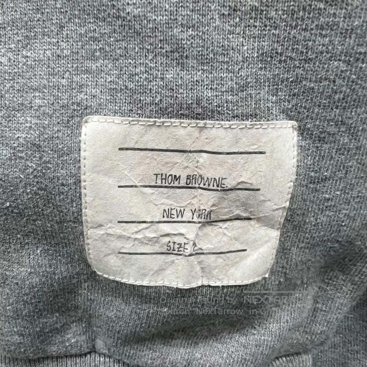 Thom Browne thom browne gray striped sweatshirt size 2. Size US M / EU 48-50 / 2 - 5 Thumbnail