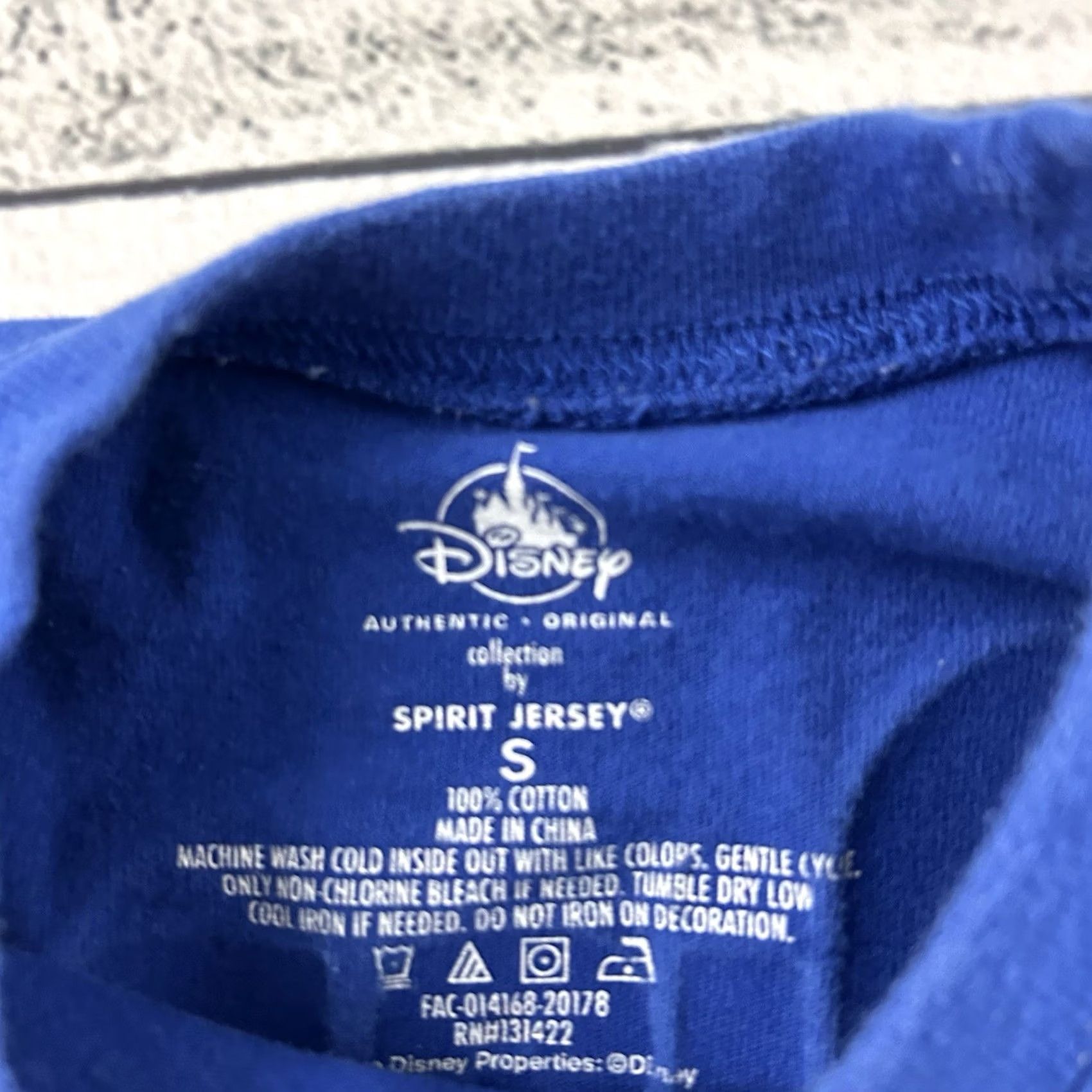 Disney Walt Disney World Long Sleeve Spirit Jersey Shirt Men's Small Blue Disney Spirit Long Sleeve Shirt Mens S Blue Size US S / EU 44-46 / 1 - 4 Thumbnail