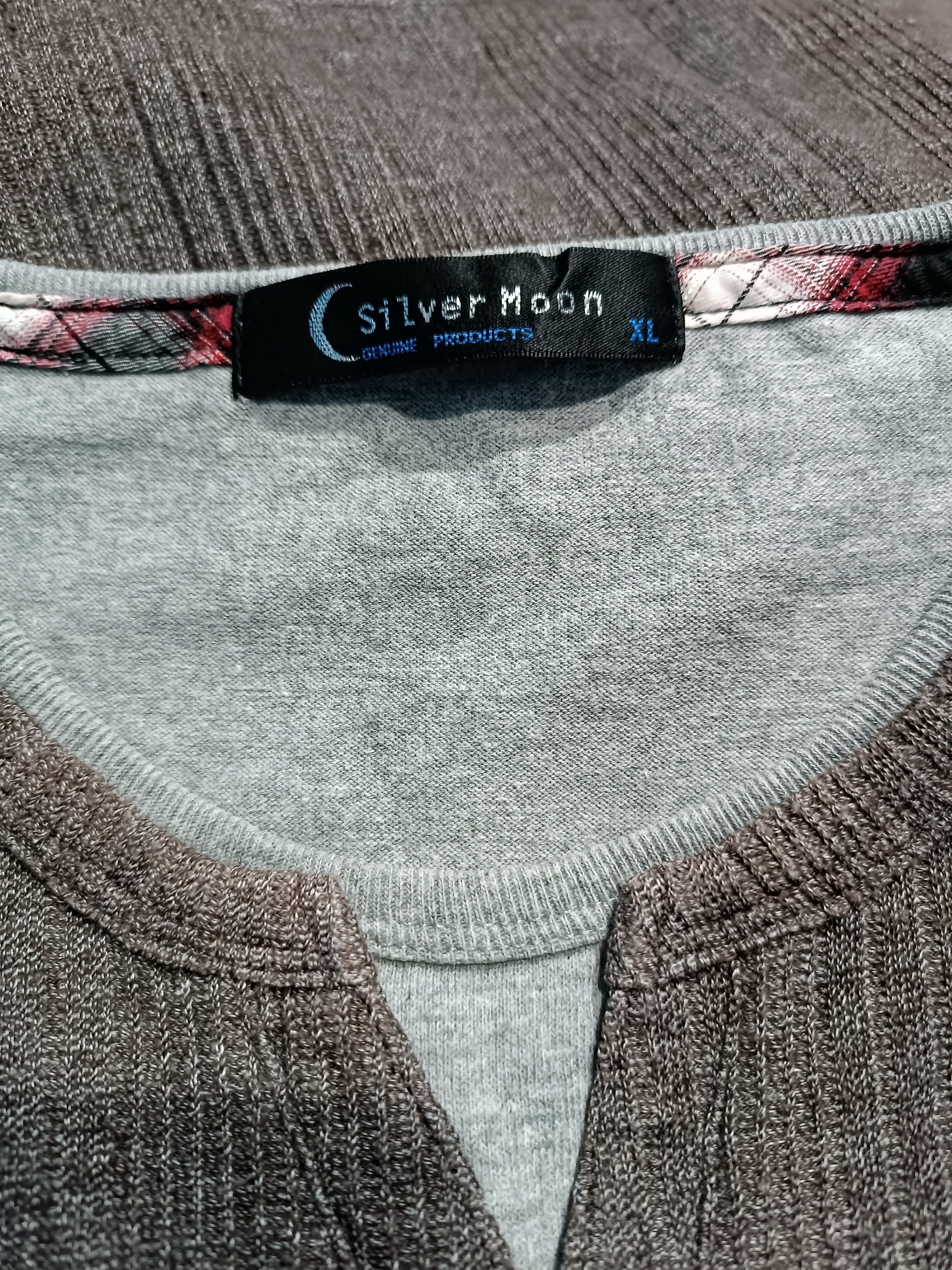 Japanese Brand Japanese Brand Silver Moon Long Sleeve Double Layer T-shirt Size US L / EU 52-54 / 3 - 6 Thumbnail