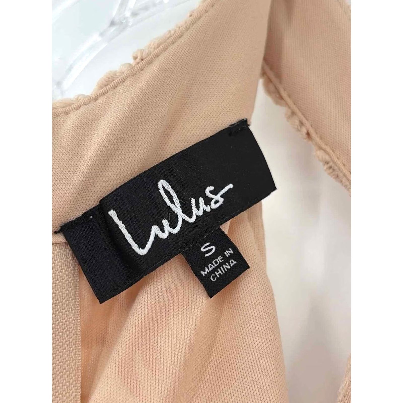Lulus Pre-Owned Lulus Tan Size Small Maxi Evening Gown Size S / US 4 / IT 40 - 5 Thumbnail