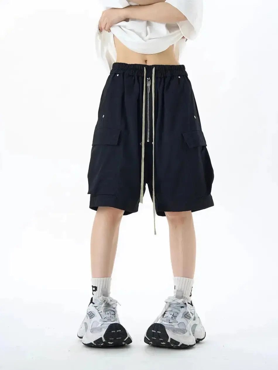 Japanese Brand × Vintage Hip Hop Zipper Pocket Casual Shorts Size US 30 / EU 46 - 1 Thumbnail
