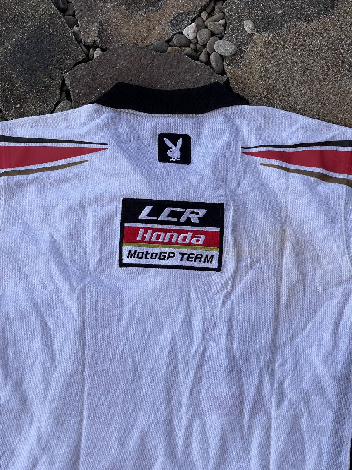 Honda × Vintage Y2K Honda Racing playboy vintage racing polo shirt Size US XL / EU 56 / 4 - 7 Thumbnail