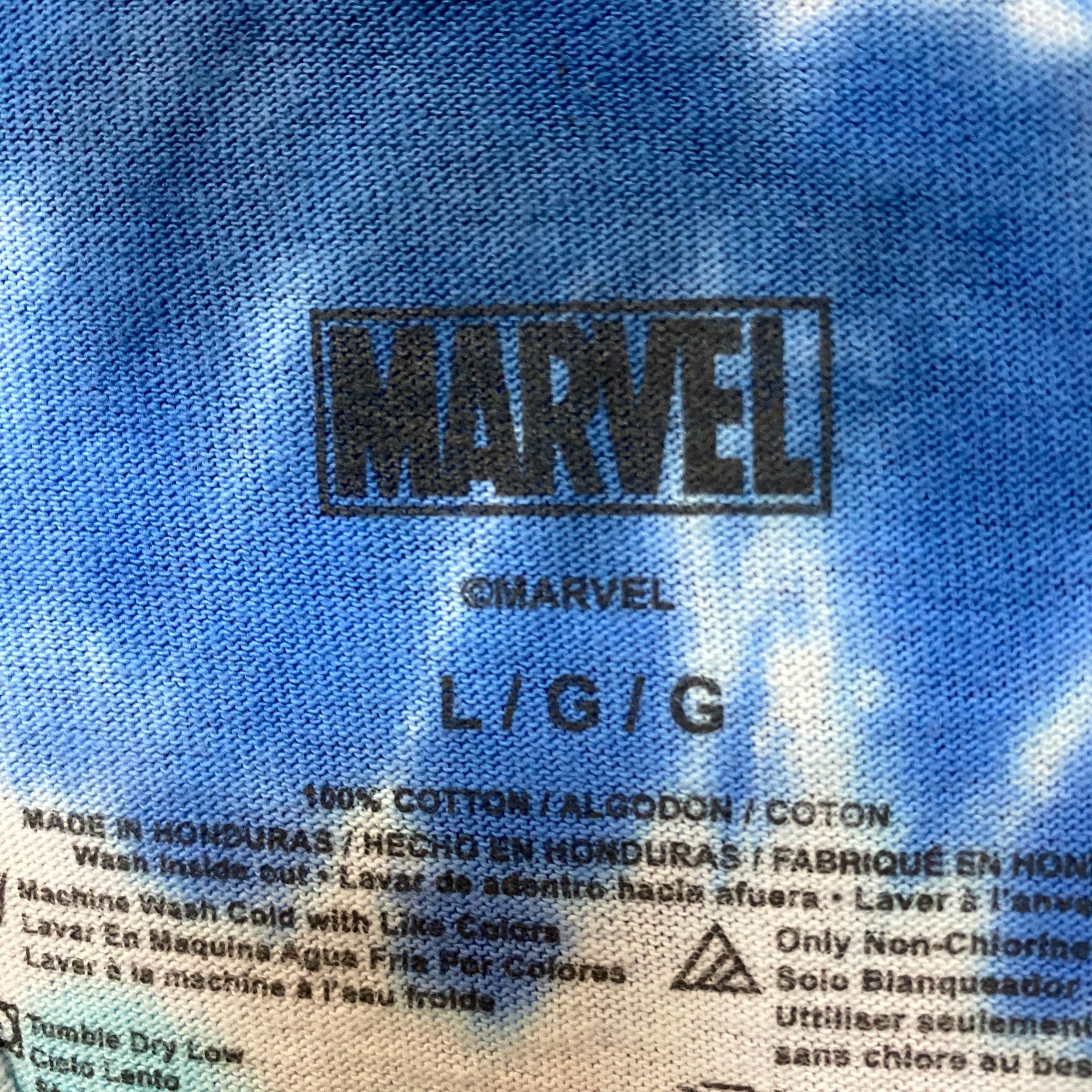 Marvel Comics Captain American Shield Marvel Cinematic Universe Tie Dye L Size US L / EU 52-54 / 3 - 4 Thumbnail