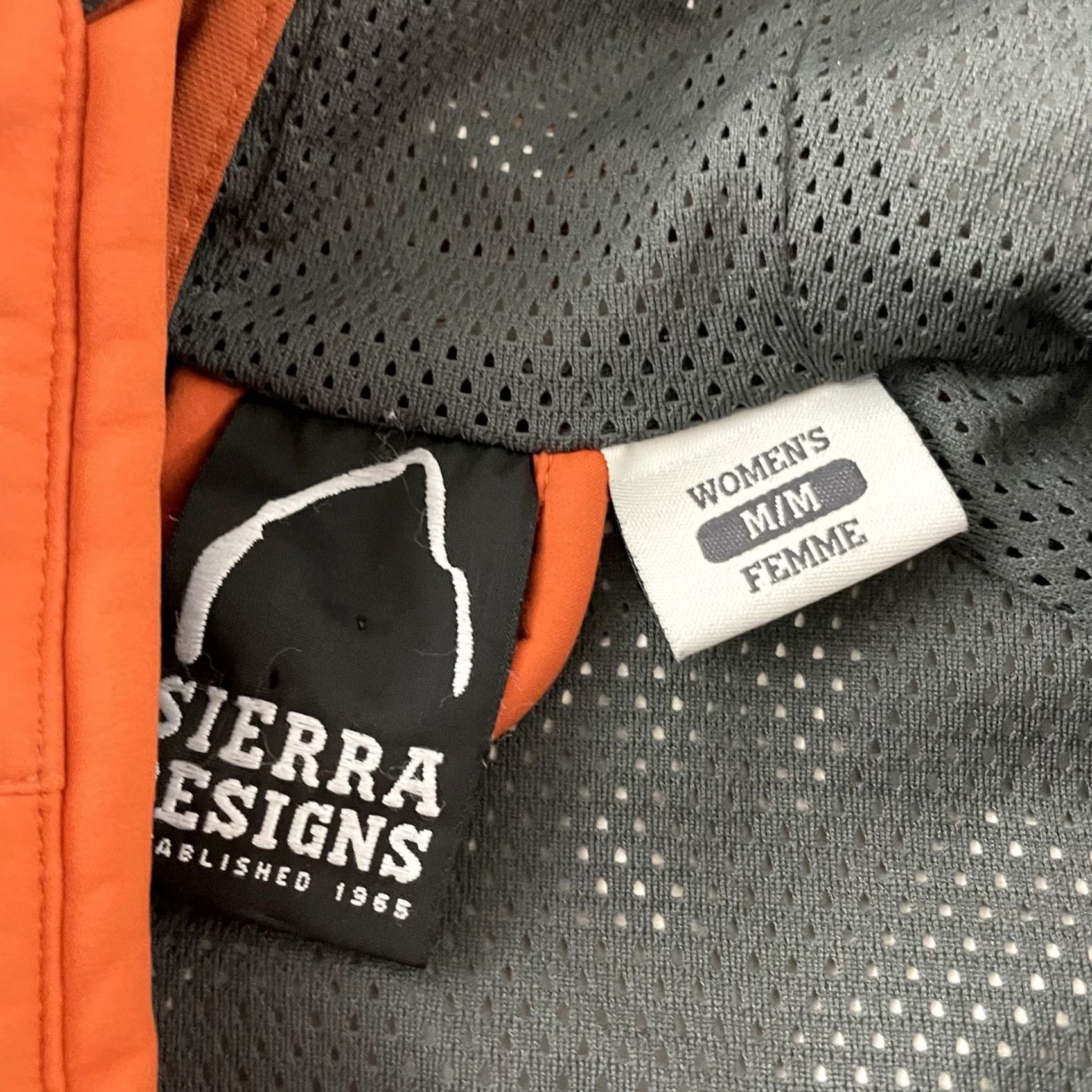 Sierra Designs Sierra Designs Jacket Womens M Orange Full Zip Hooded Fleece Lined Exterior Polyester Outdoor Style Basic Jacket Size M / US 6-8 / IT 42-44 - 4 Thumbnail