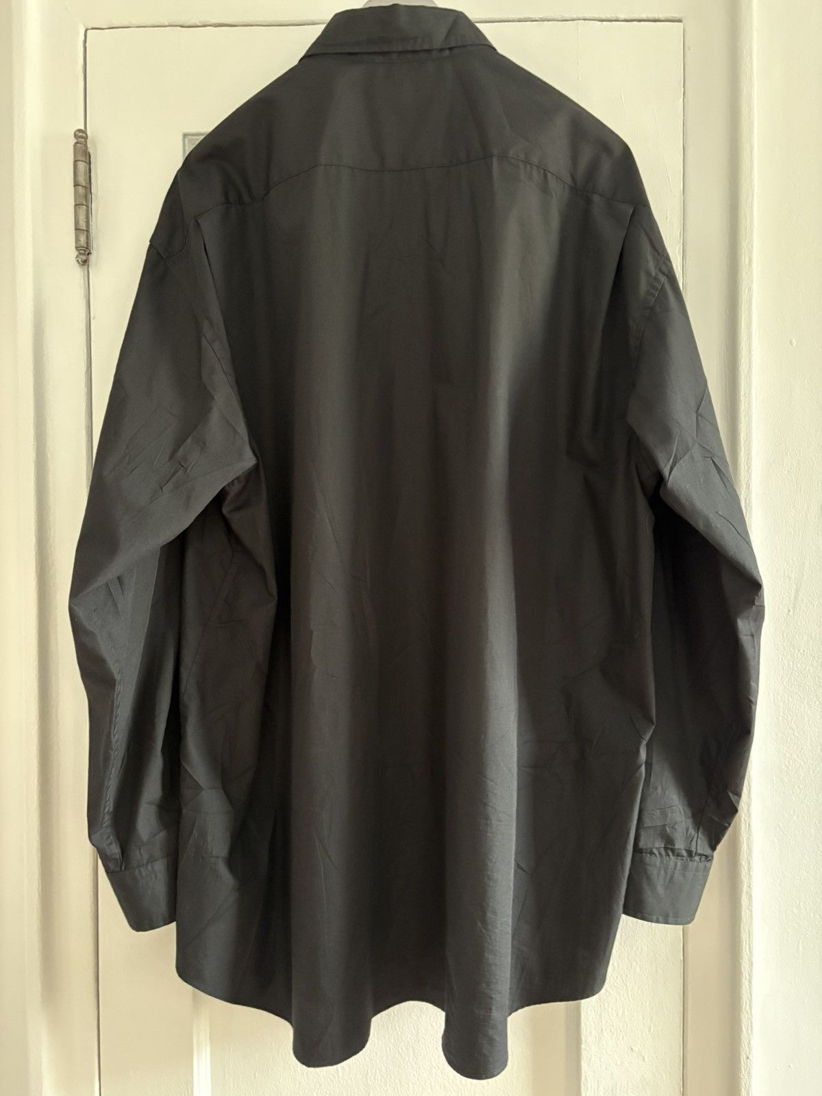Balenciaga Oversized Creased Button Down Shirt