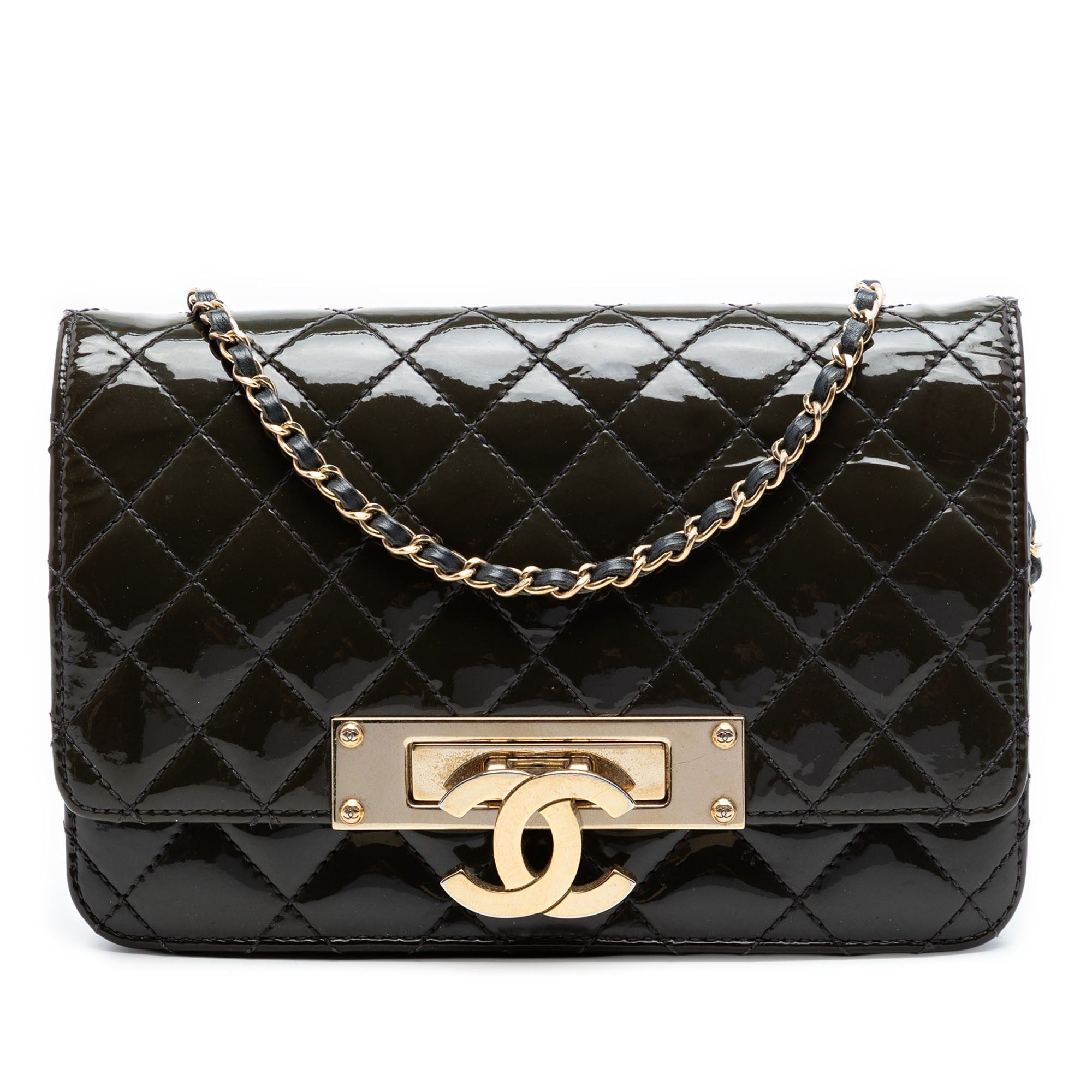 Chanel Quilted Patent Golden Class Wallet on Chain Size ONE SIZE - 1 Thumbnail