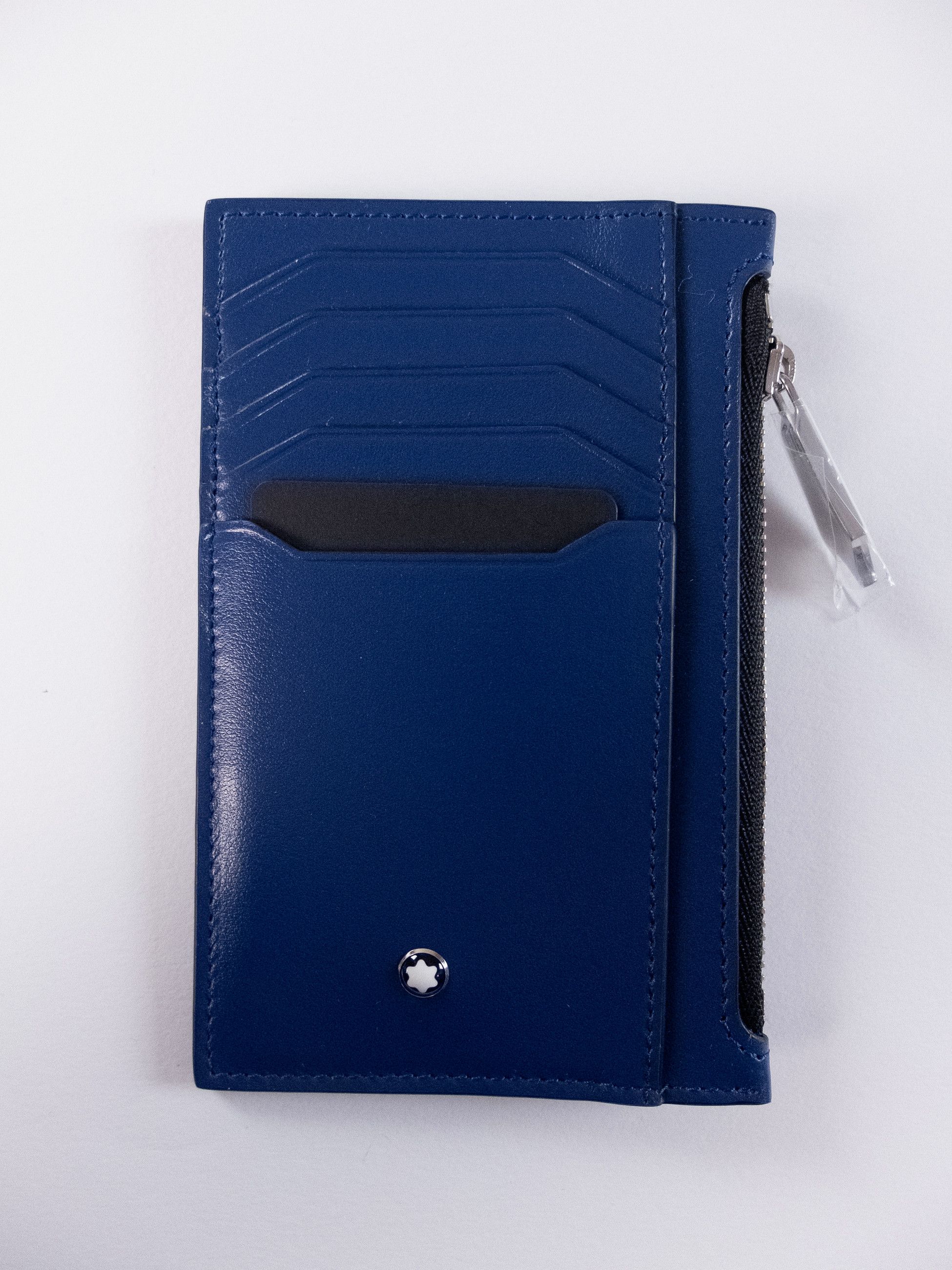 Montblanc MONTBLANC Meisterstück cobalt blue zip leather card holder q Size ONE SIZE - 2 Thumbnail
