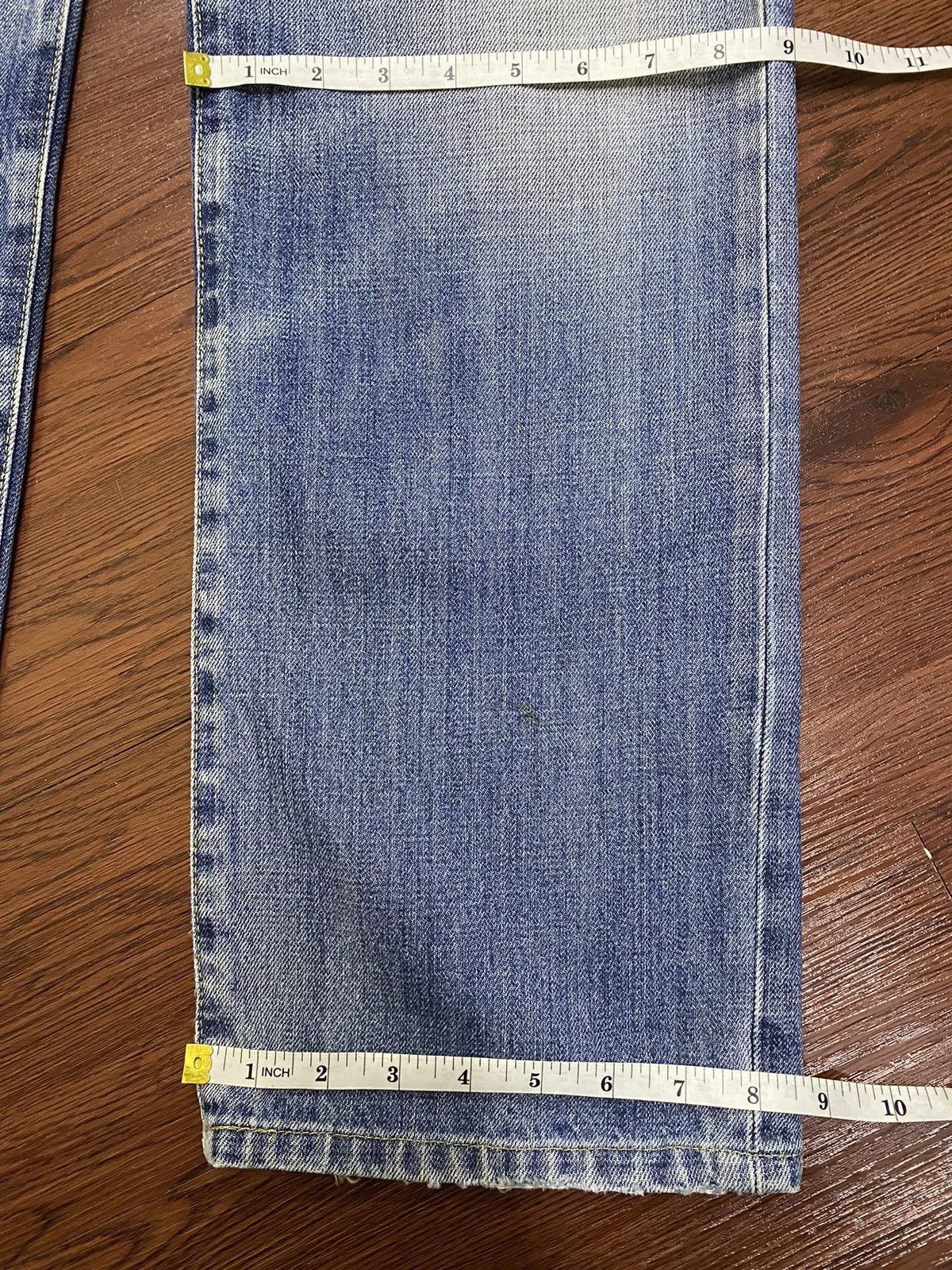 Other Vintage Japanese Brands Faded Wash Distressed Loose Jeans Size US 34 / EU 50 - 20 Thumbnail