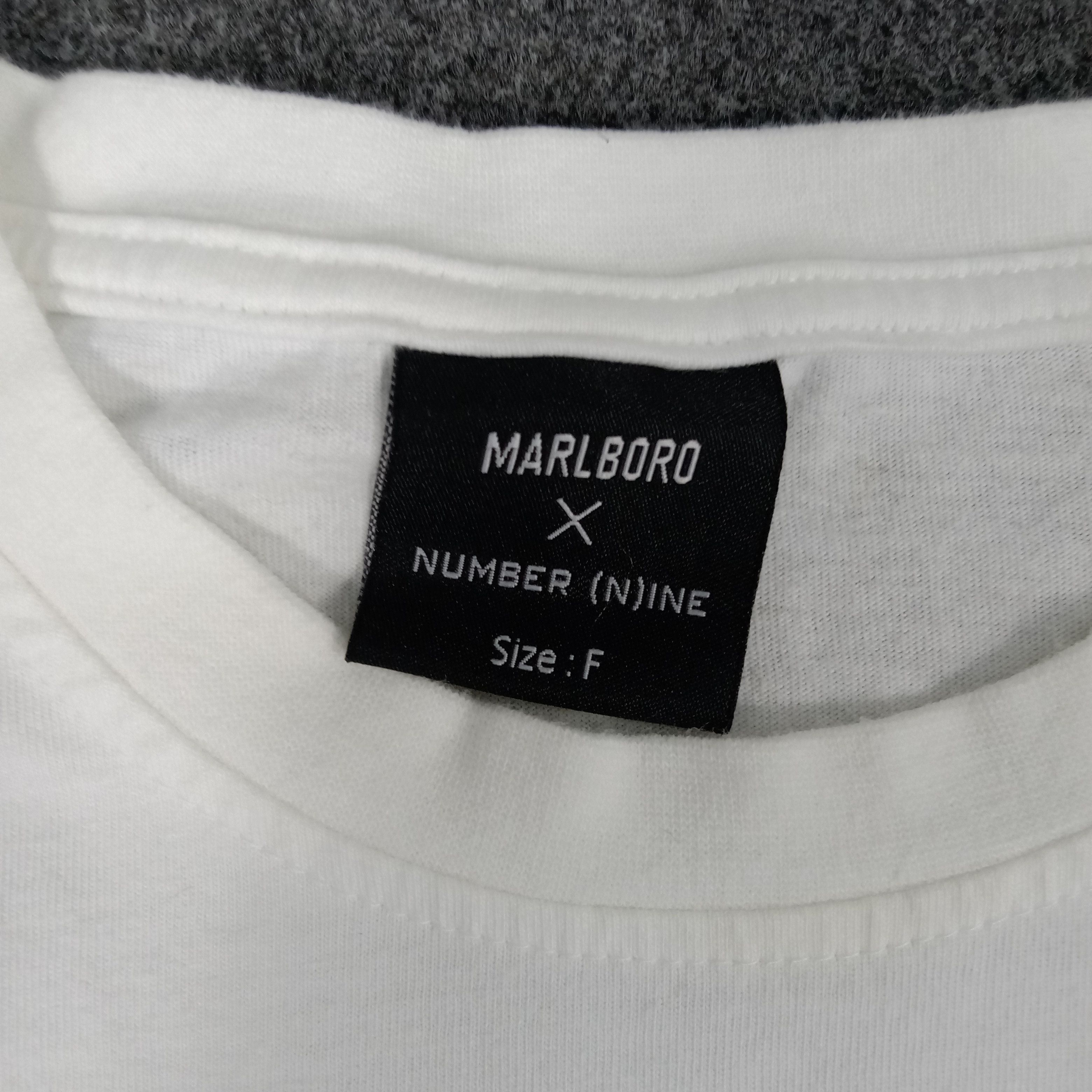 Marlboro × Number (N)ine × Vintage Number (N)ine X Marlboro Japanese Brand Tshirt Size US M / EU 48-50 / 2 - 6 Thumbnail