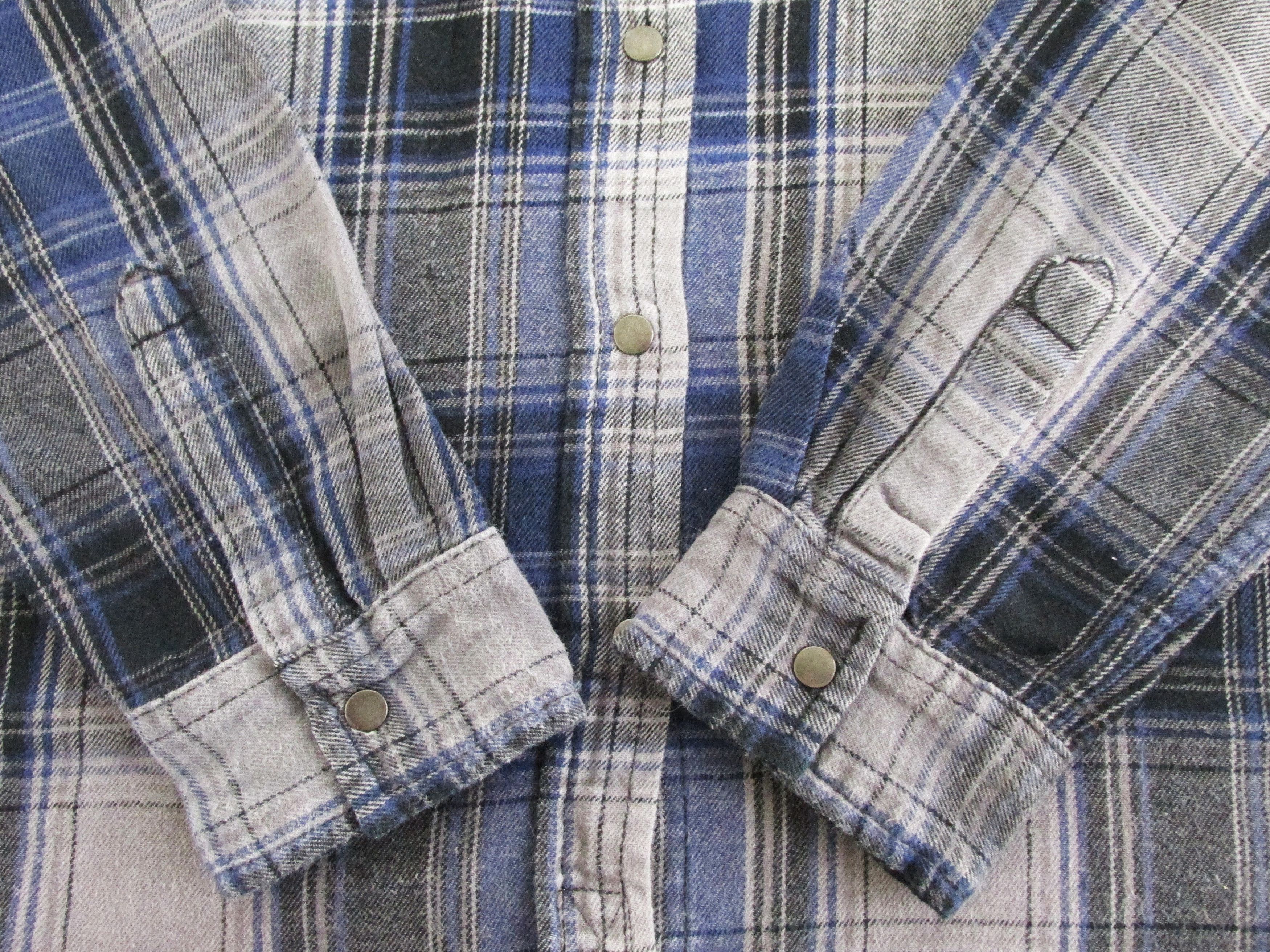 Garage Garagw Women's Ombre Flannel Shirt Size Small (Junior) Size S / US 4 / IT 40 - 4 Thumbnail