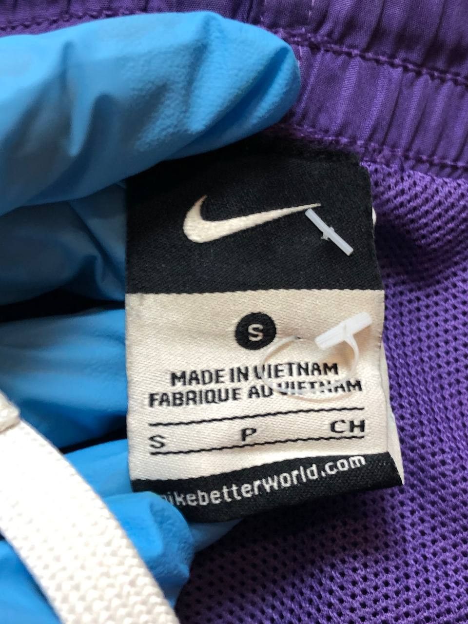 Nike NIKE vintage purple Shorts crazy Y2K streetwear Size US 30 / EU 46 - 2 Thumbnail
