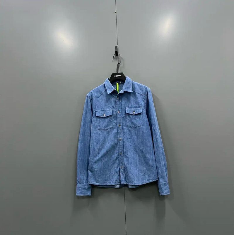 Miu Miu Miu Miu Blue Cotton Short Sleeve Shirt 0089 Size ONE SIZE - 1 Thumbnail