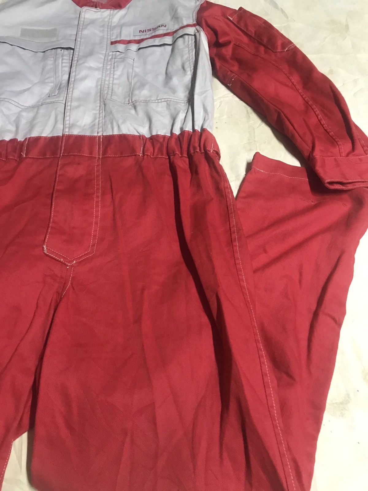 Japanese Brand Nissan Engineered Coverral Size 34R - 4 Thumbnail