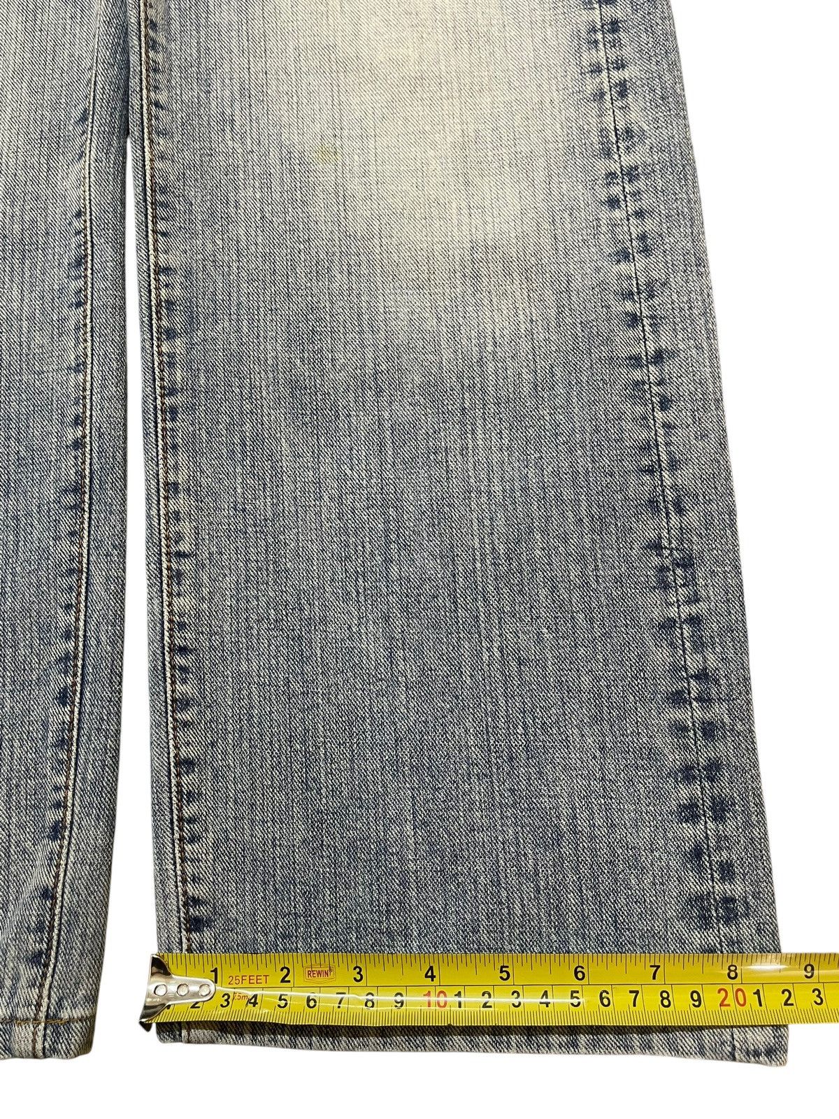 JNCO Vintage Y2K Japanese Brand Blue Faded Wash Wide Leg Baggy Size US 30 / EU 46 - 16 Thumbnail