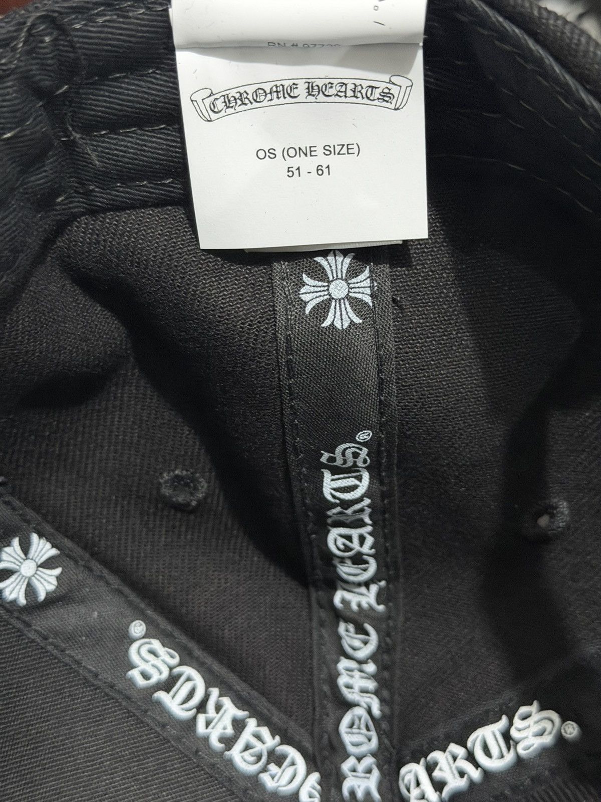 Chrome Hearts Chrome Hearts Scroll Logo Snapback Size ONE SIZE - 5 Thumbnail