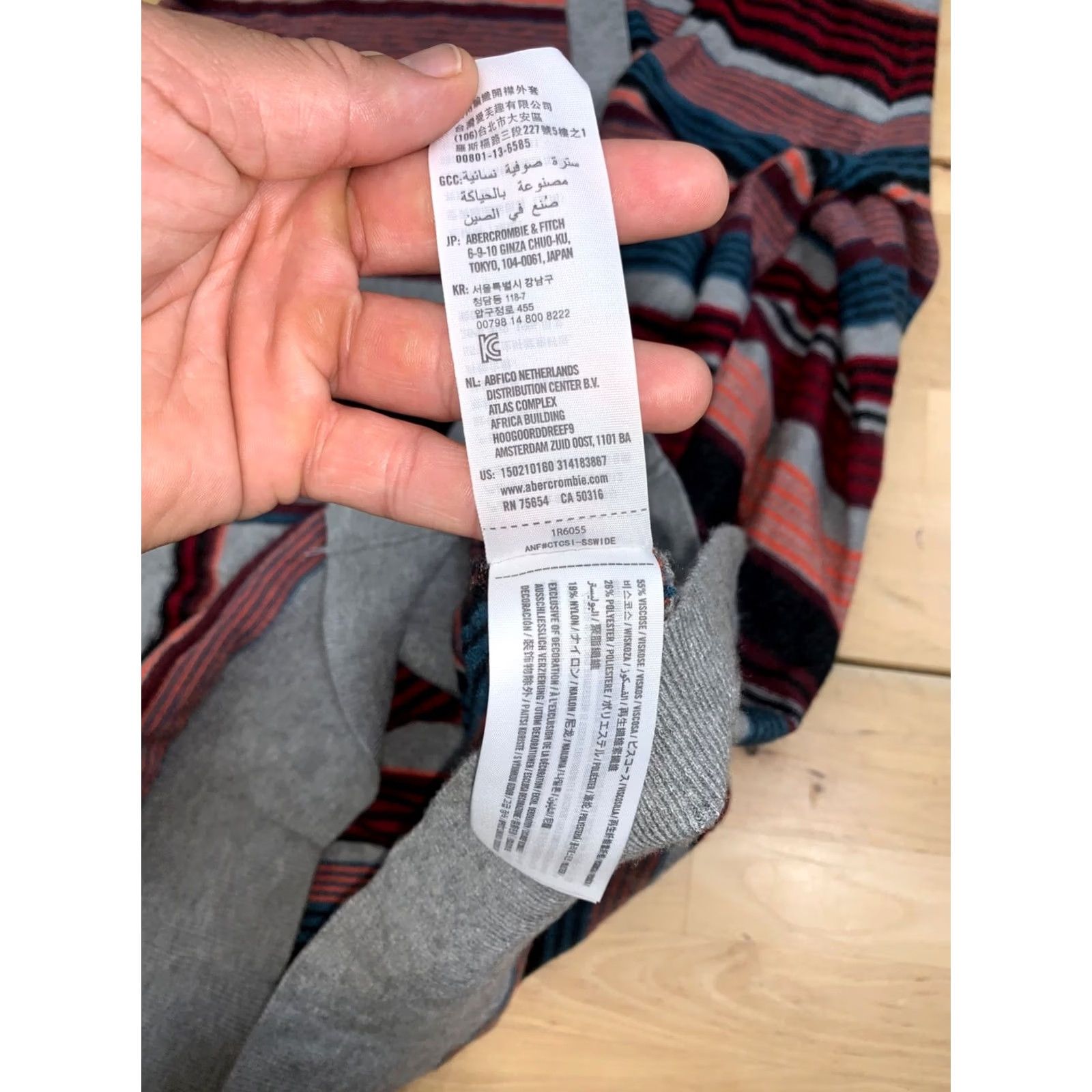 Abercrombie & Fitch Abercrombie & Fitch Cardigan Women S Striped Casual V-Neck Long Sleeve Multicolor Sweater Size S / US 4 / IT 40 - 6 Thumbnail