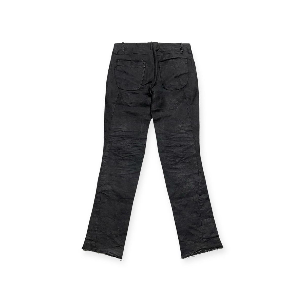 Label Under Construction Waxed Selvedge J Cut Pants Size US 32 / EU 48 - 3 Thumbnail