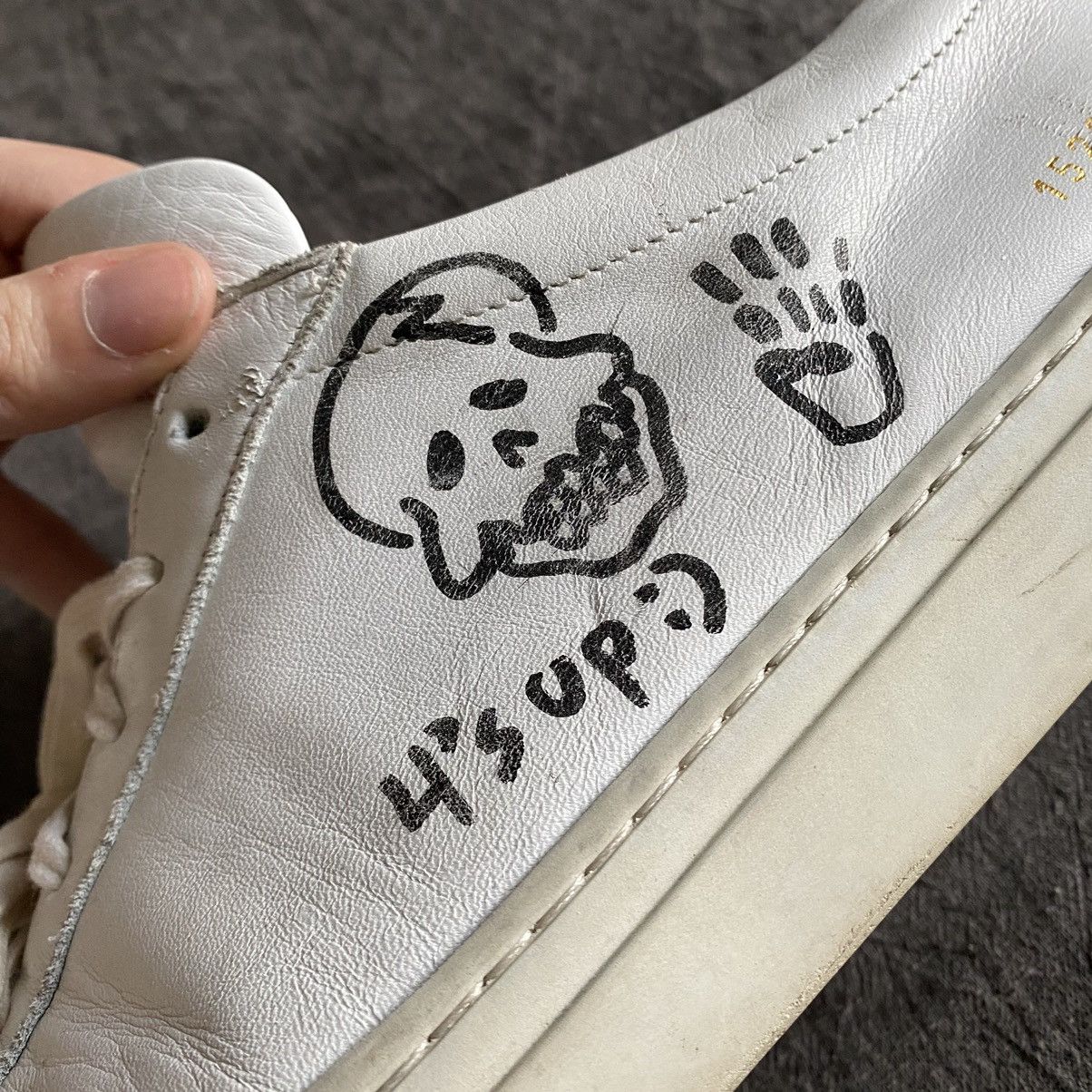 Asspizza × Warren Lotas AssPizza X Warren Lotas 1/1 Hand Drawn Sneakers Size US 12 / EU 45 - 5 Thumbnail