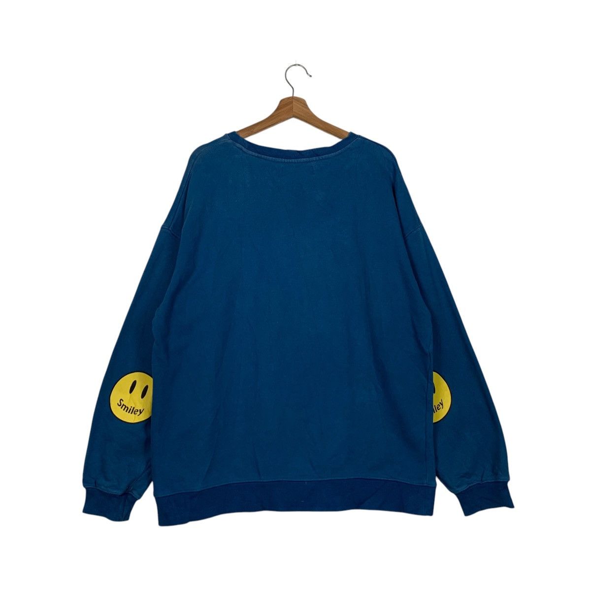 Japanese Brand HARBEYBALL SMILEY FACE Graphics Sweatshirt #2660-C119 Size US L / EU 52-54 / 3 - 7 Thumbnail