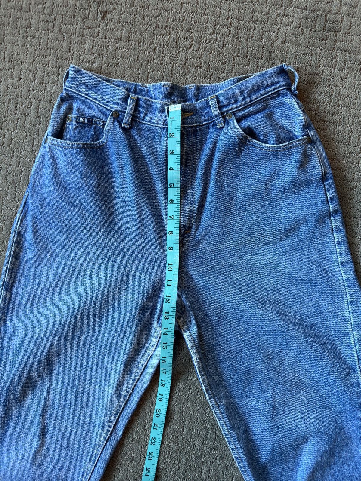 Lee × Vintage Medium Wash Rider Jeans Size 30" / US 8 / IT 44 - 3 Thumbnail