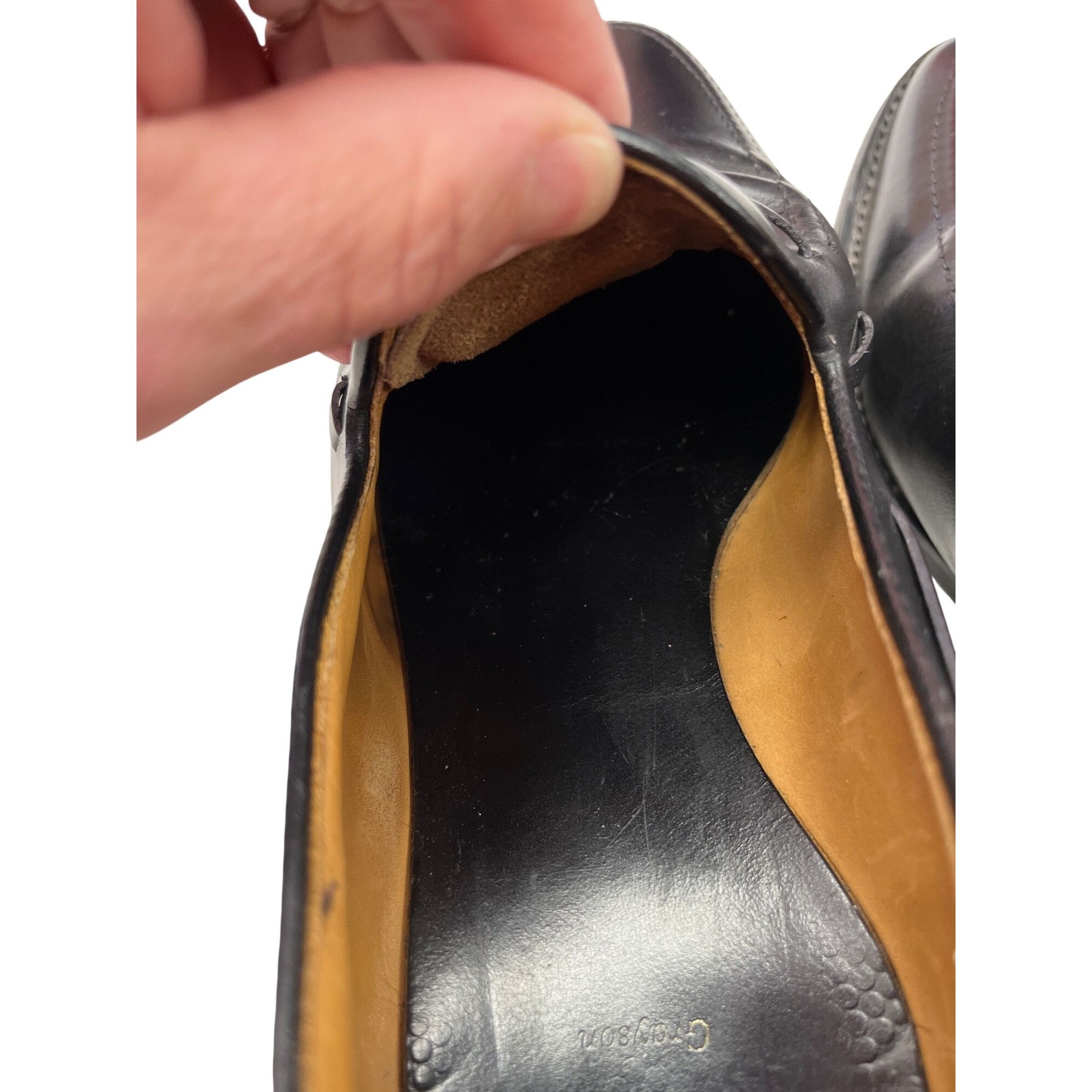 Allen Edmonds Allen Edmonds Grayson mens black leather tasseled oxford sho Size US 13 / EU 46 - 11 Thumbnail