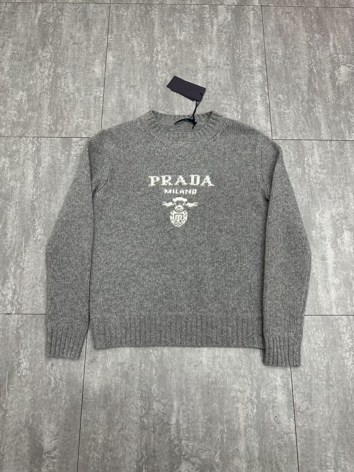 Prada Prada Gray Sweater S Women Size S / US 4 / IT 40 - 1 Thumbnail