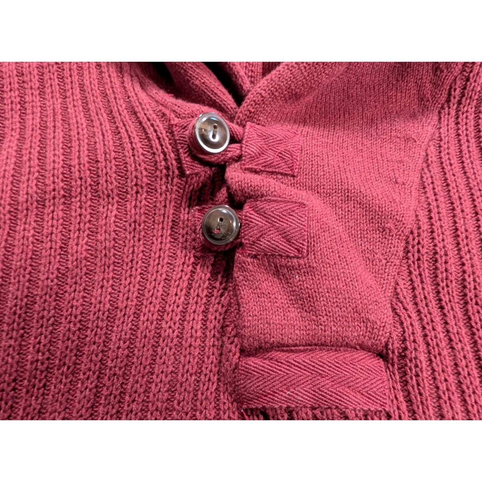 Vintage Duluth Sweater Mens 2XLT Red High Neck Wool Blend Shawl Collar Pullover Knit Heavyweight Casual Fall Winter Mens Size US XXL / EU 58 / 5 - 4 Thumbnail