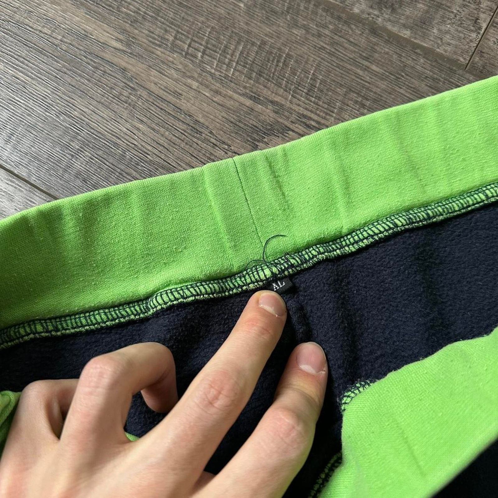 NFL × Vintage Vintage Y2K Seattle Seahawks Cotton NFL Football Sweatpants Size 28" / US 6 / IT 42 - 3 Thumbnail