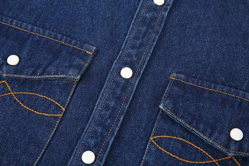 Japanese Brand Vintage Raw Classic Denim Shirt Size US XL / EU 56 / 4 - 5 Thumbnail
