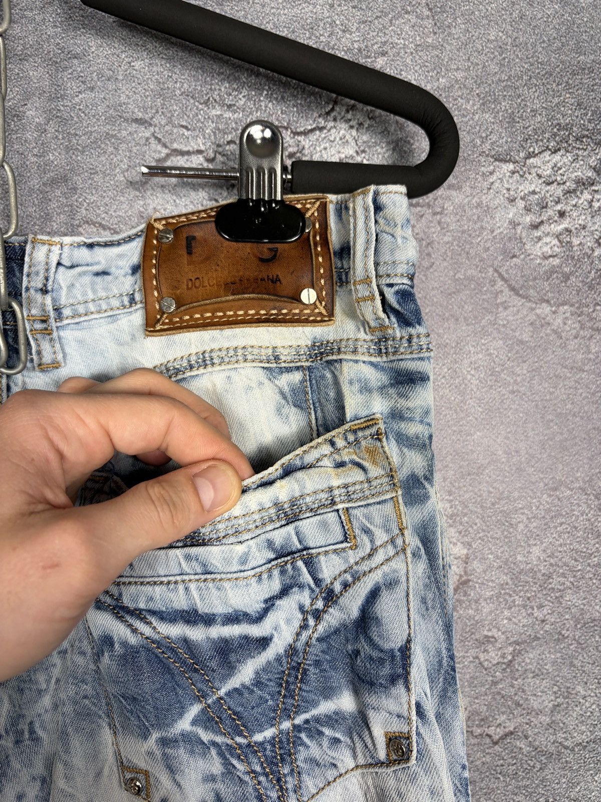 Dolce & Gabbana Vintage Y2K Dolce Gabbana Denim Pants Jeans Size 34 Size US 34 / EU 50 - 23 Thumbnail