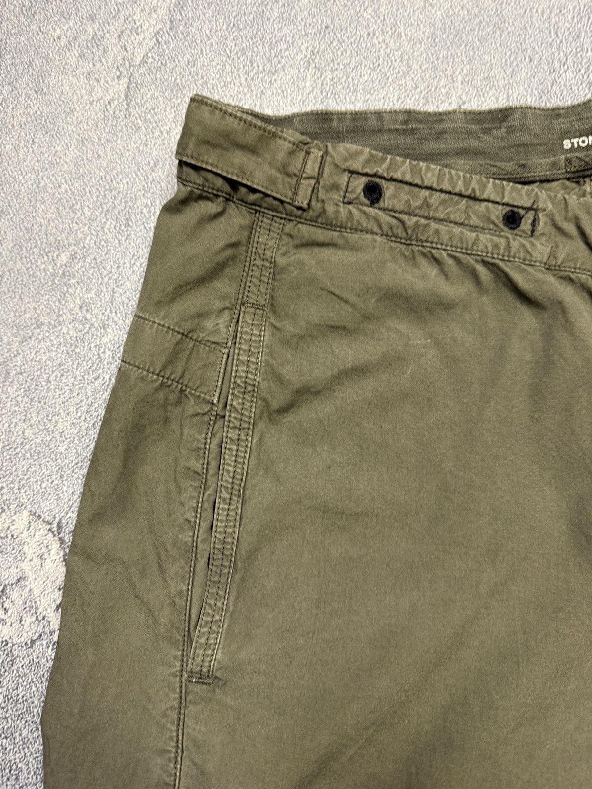 Stone Island Stone Island Denim Crazy Cargo Baggy Pants Japanese Style Size US 33 - 14 Thumbnail