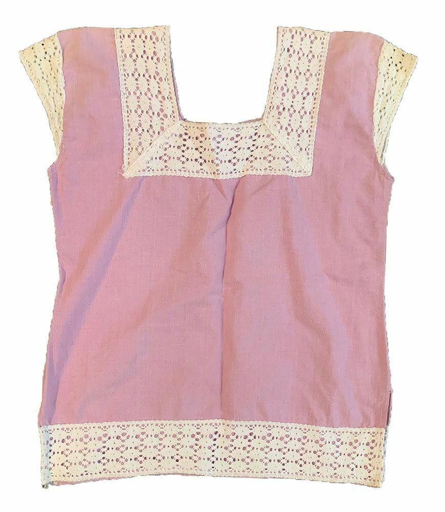 Designer Pre Owned Purple Hand Made Blouse M Size M / US 6-8 / IT 42-44 - 2 Thumbnail