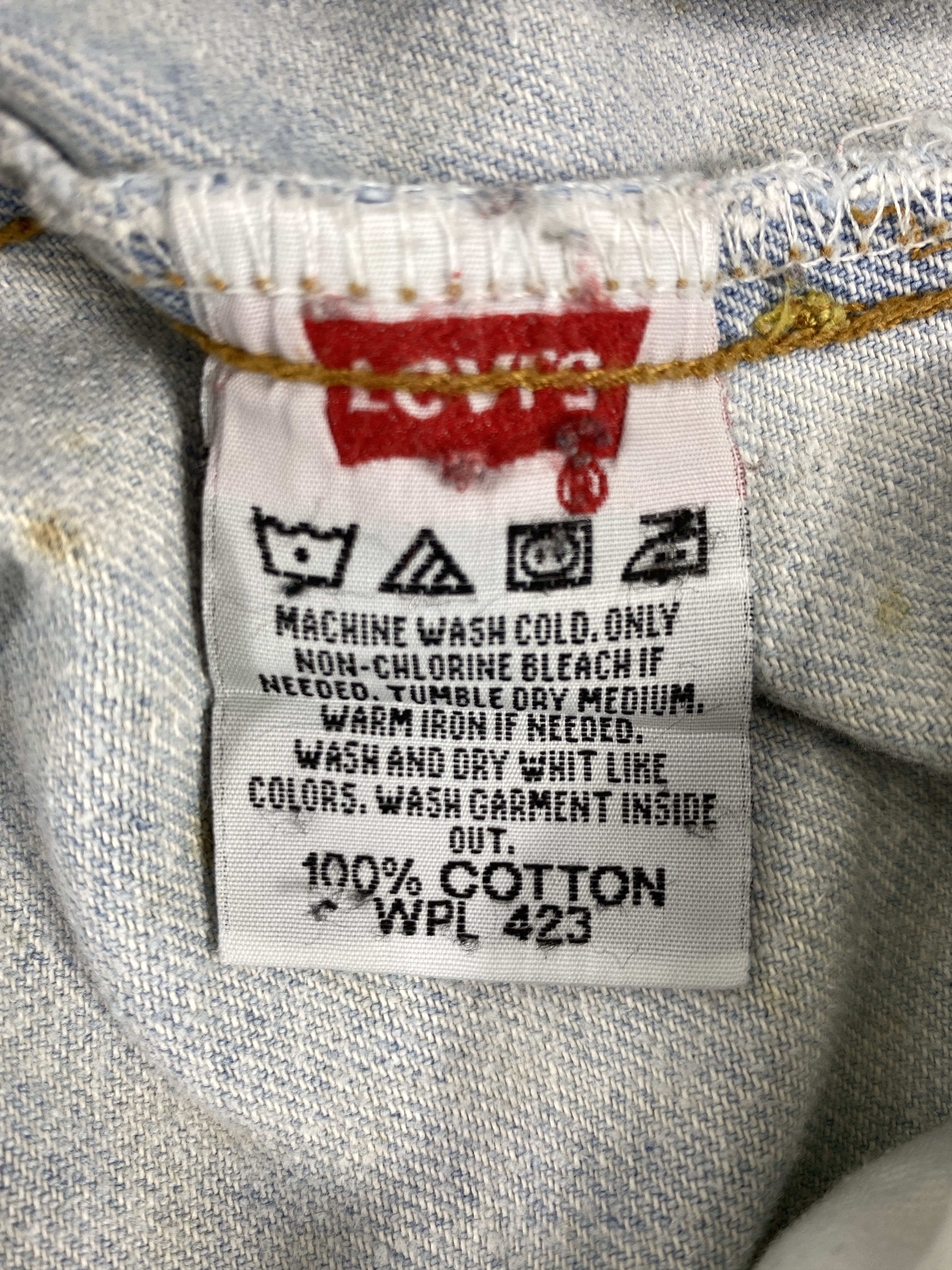 Levi's Light Blue Wash Vintage Levi's 501 Jeans 31x29 Denim -JN1593 Size US 31 - 9 Thumbnail