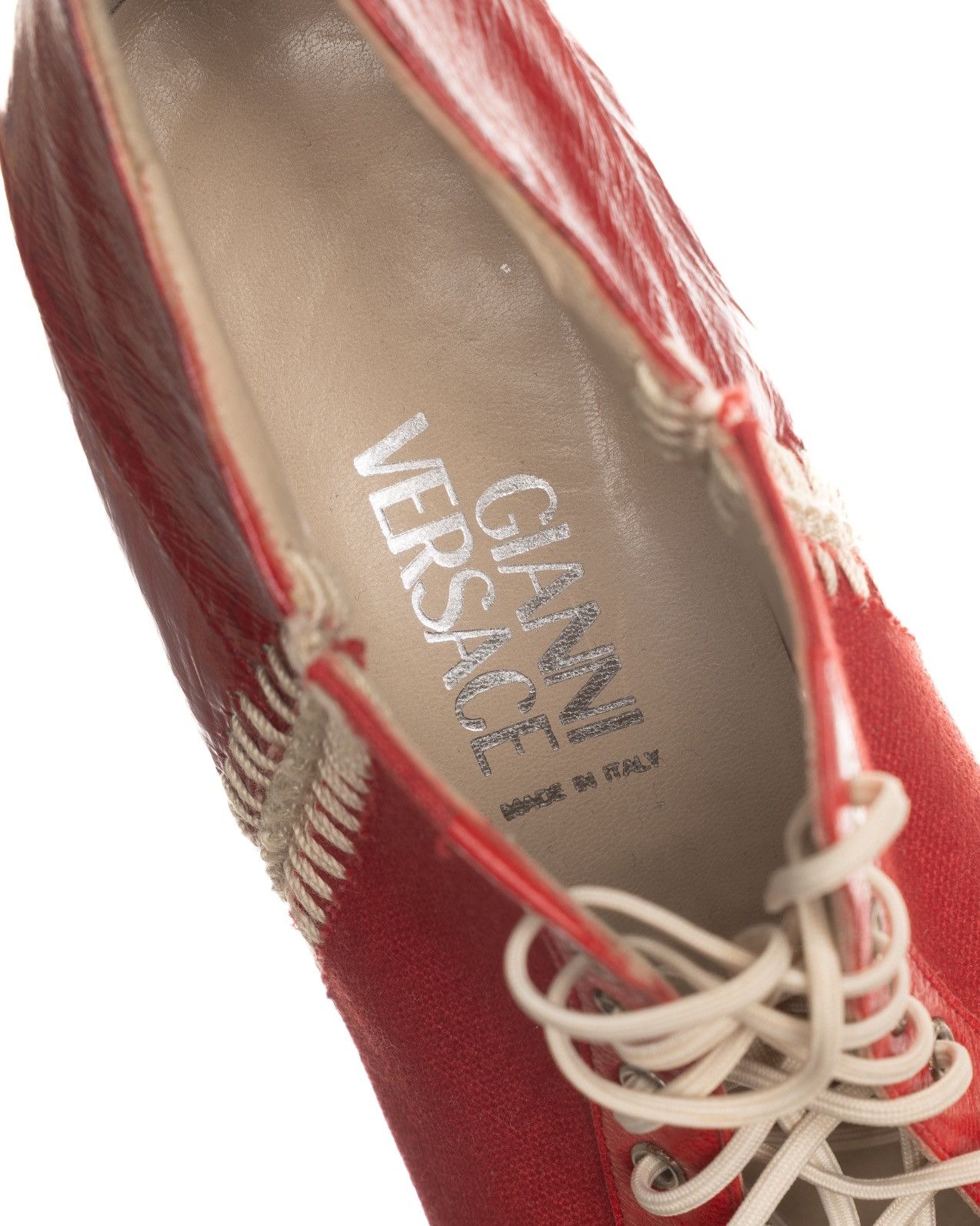 Versace Gianni Versace pointed toe lace-up hells Size US 9 / IT 39 - 4 Thumbnail
