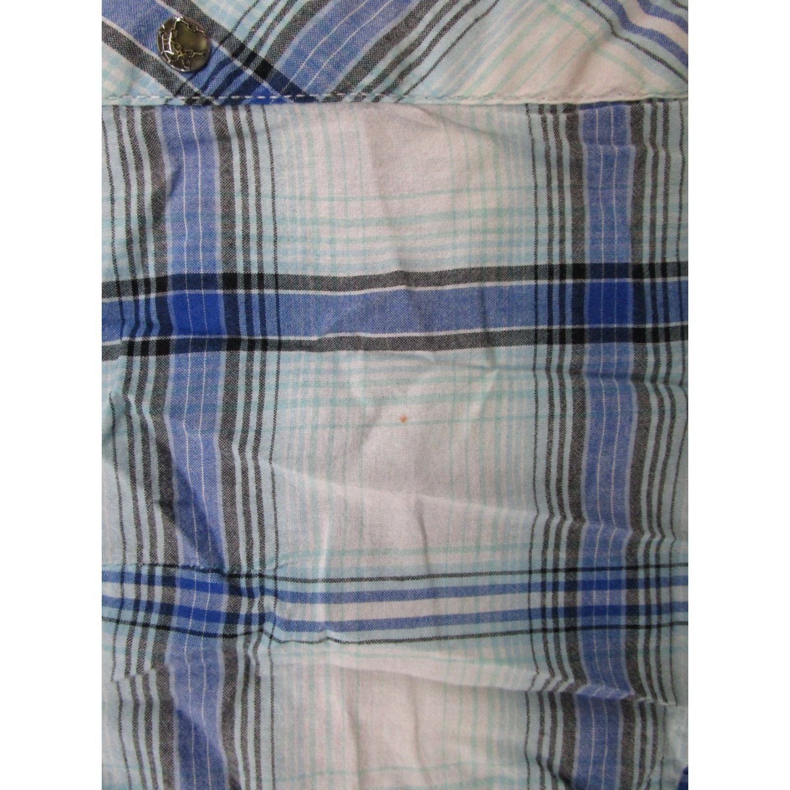 Wrangler WRANGLER SHIRT ROCK 47 Women's Plaid Western Pearl Snap Embroidered Size M Size M / US 6-8 / IT 42-44 - 3 Thumbnail