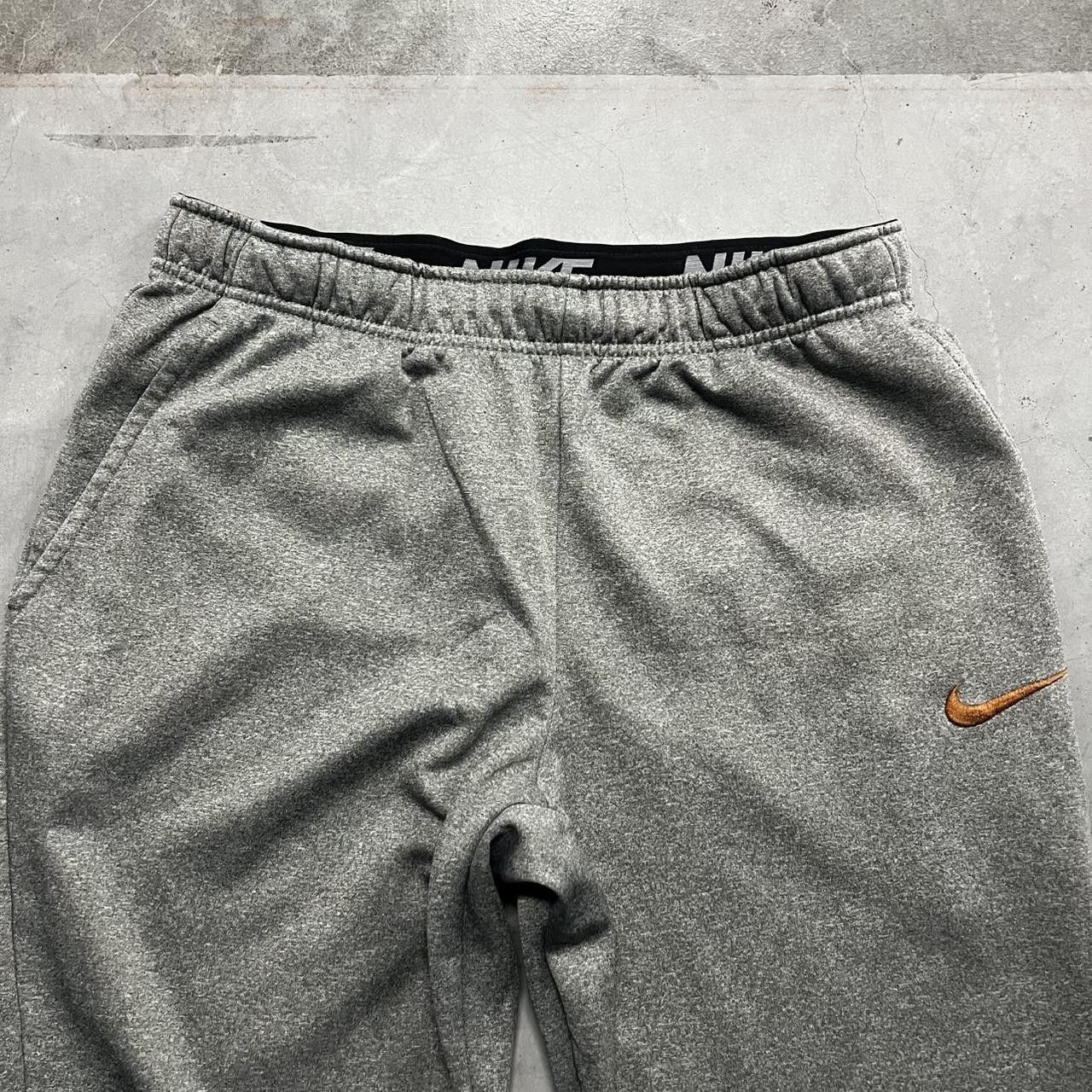 Nike × Vintage Vintage Y2K Nike Dri-Fit Grey Sweatpants with Bronze Swoosh! Size US 34 / EU 50 - 3 Thumbnail