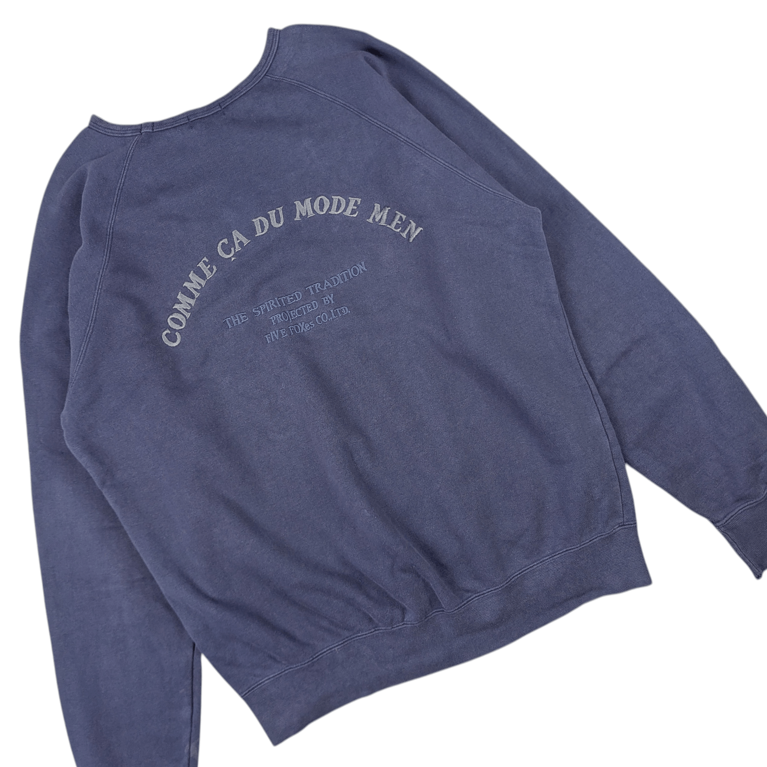 Japanese Brand COMME CA DU MODE MEN Spell Out Embroidery Logo Sweatshirts Size US M / EU 48-50 / 2 - 7 Thumbnail