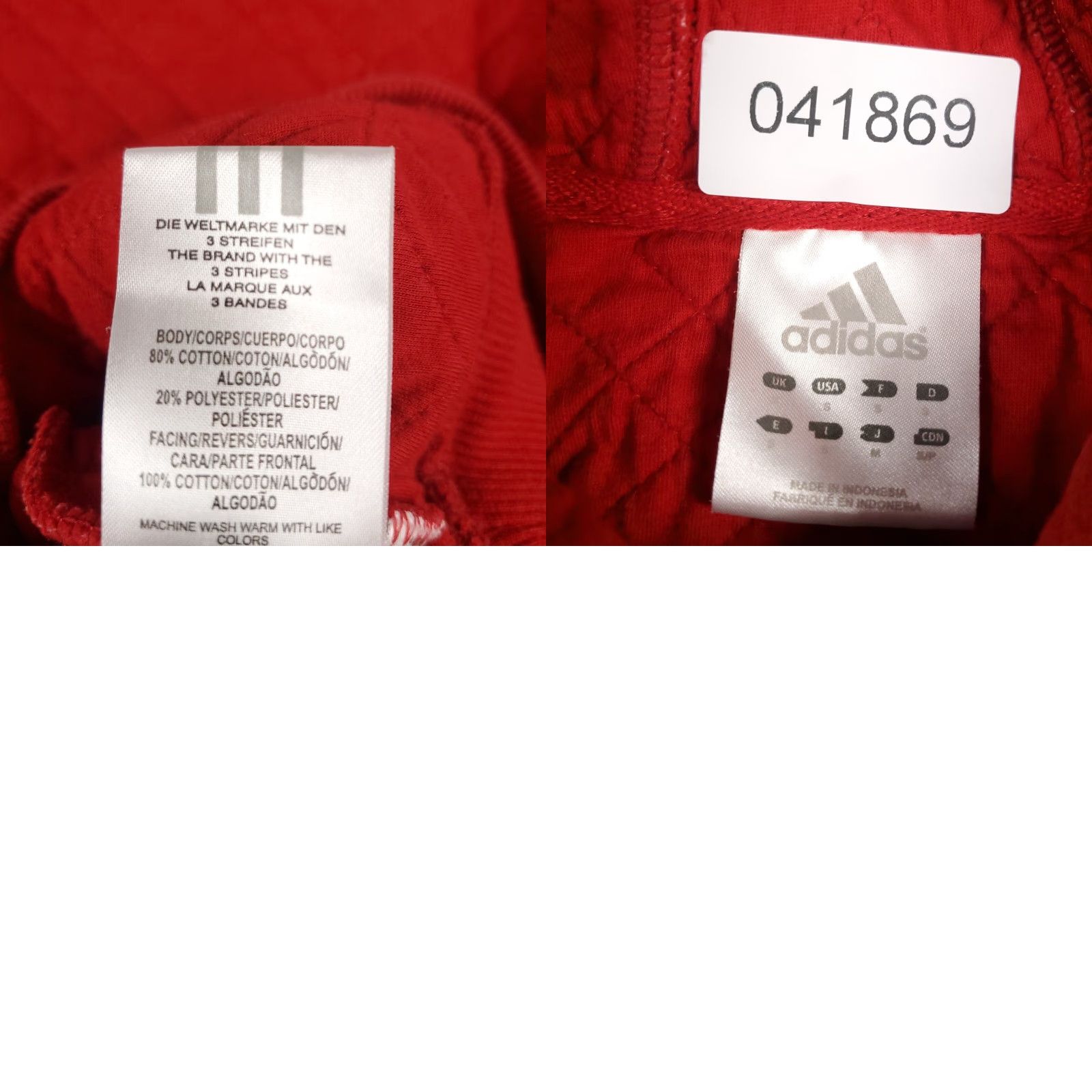 Adidas Adidas Hoodie Pullover Mens Small Red Casual Sweatshirt Sweatshirt Hoodie Adidas Mock Neck Long Sleeve Zip? Wait. Size US S / EU 44-46 / 1 - 8 Thumbnail