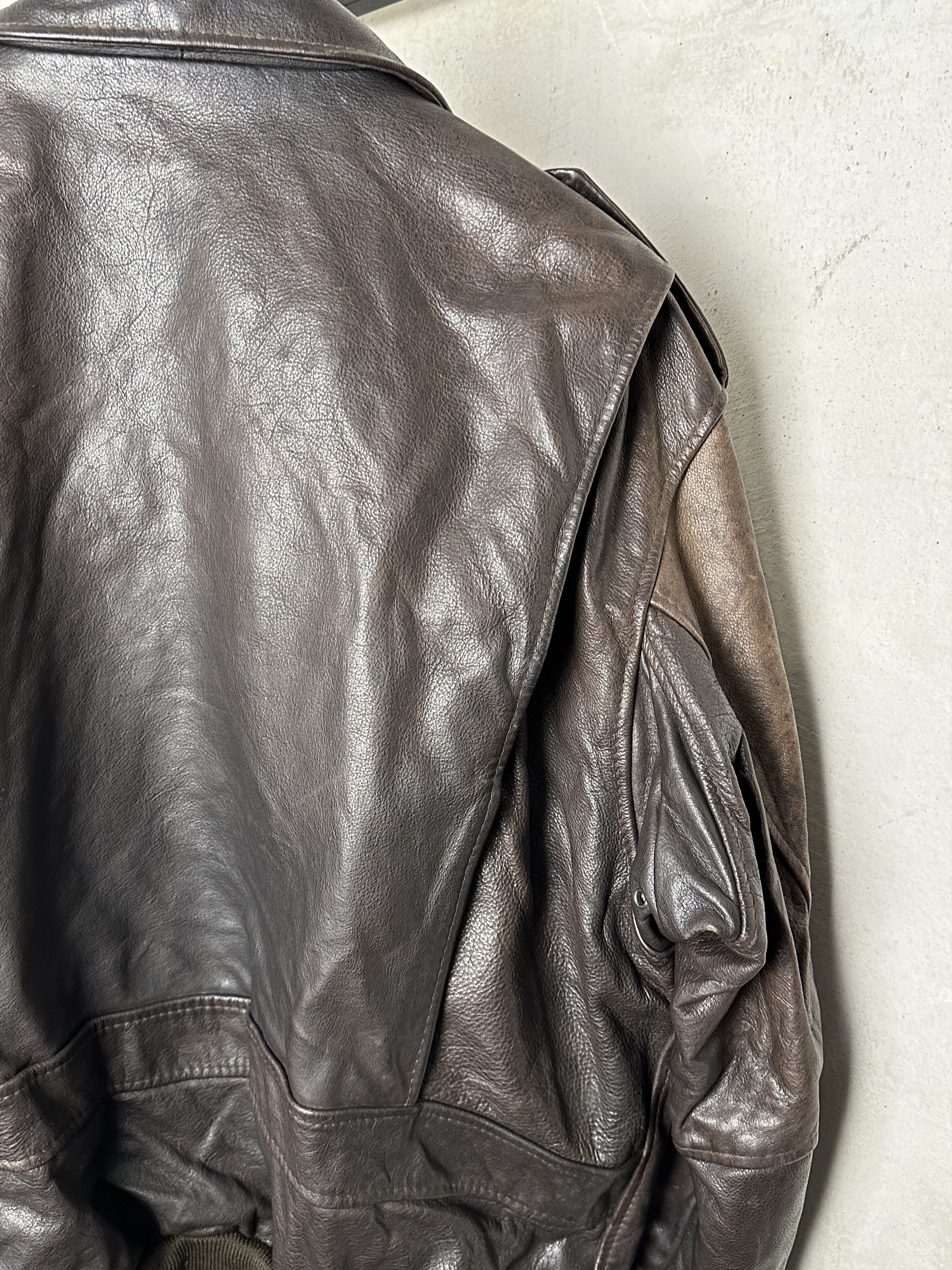 Genuine Leather Police Genuine Leather Chocolate Black Jacket Size US L / EU 52-54 / 3 - 14 Thumbnail