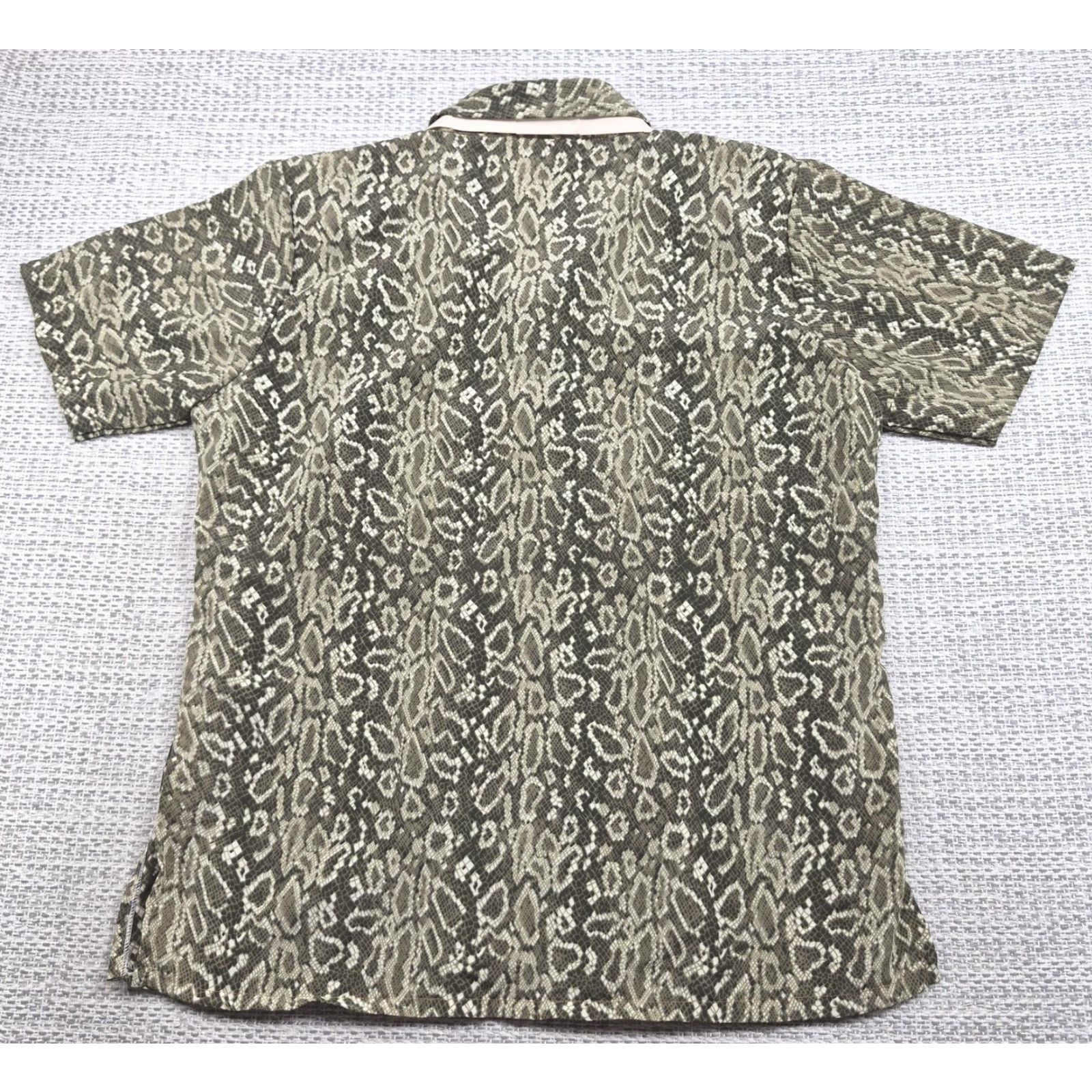 Vintage VINTAGE Charl Justine Shirt Womens Large Button Up Snake Print Tunic Top 70s 80s Size L / US 10 / IT 46 - 6 Thumbnail