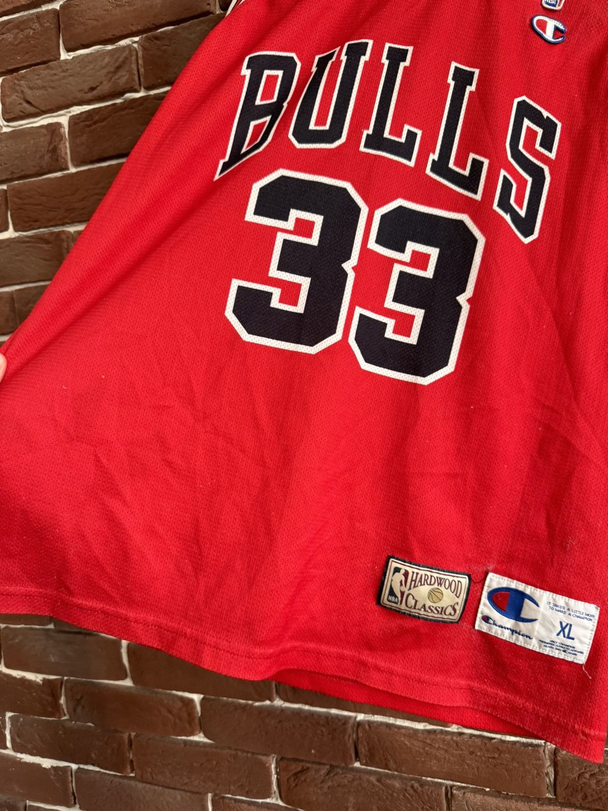 Champion Vintage Chicago Bulls Pippen Champion NBA Basketball Jersey Size US XL / EU 56 / 4 - 5 Thumbnail