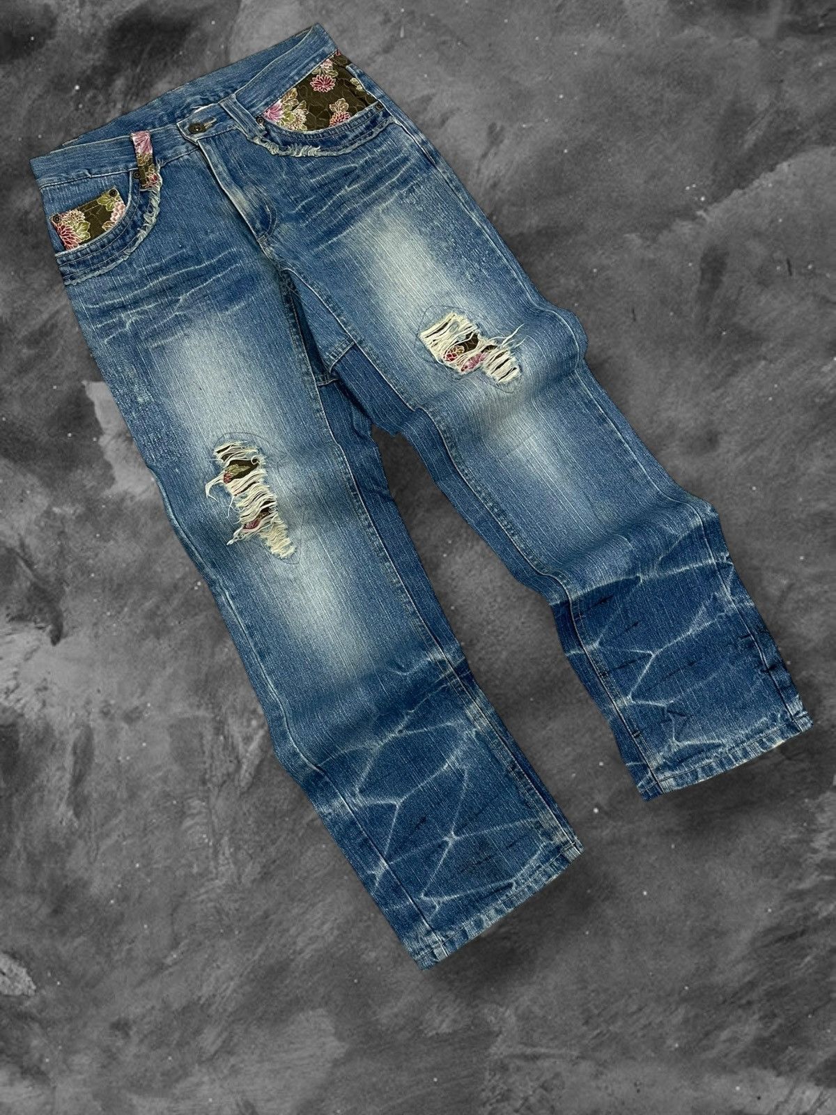 Hysteric Glamour Vintage Icon Designer Japan GuruGumu Traditional Denim Style Size US 30 / EU 46 - 2 Thumbnail
