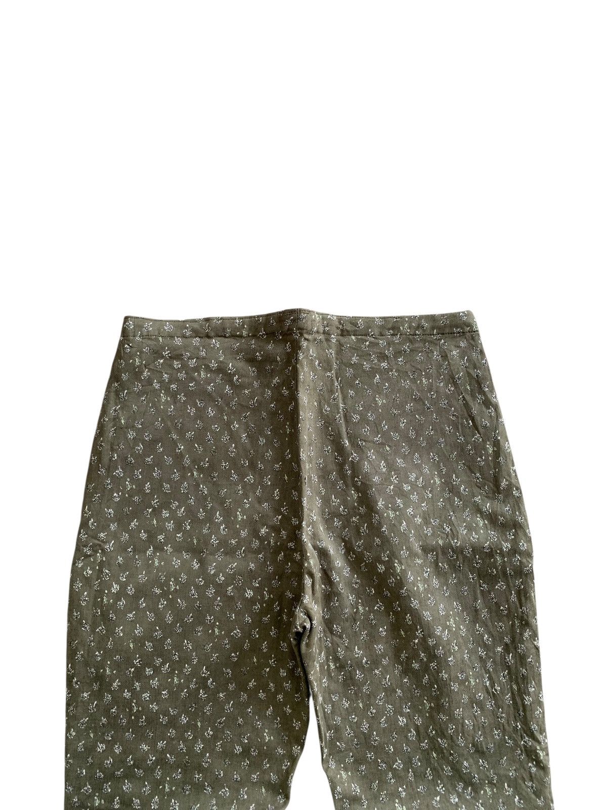 Japanese Brand Last📦 Vintage 45Rpm Studio Printed Flower Pants Size 25" / US 0 / IT 36 - 8 Thumbnail