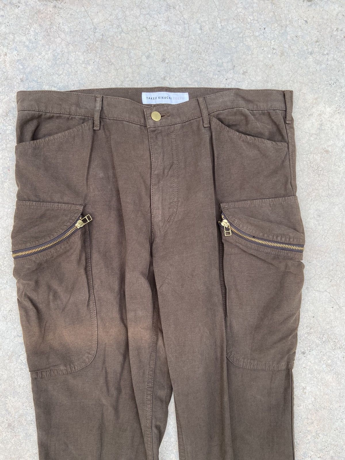 Japanese Brand Takeo kikuchi cargo pants sun faded Size US 34 / EU 50 - 2 Thumbnail