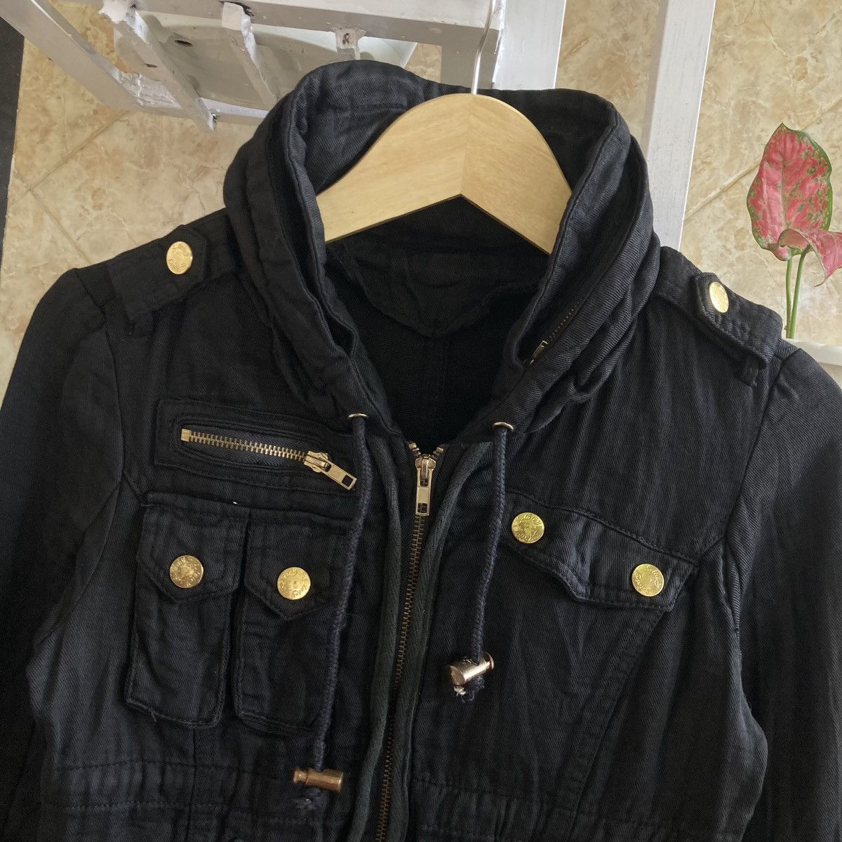 KMRii S-LAIRY - Bono Cargos Apocalypse Vkei Biker Jacket Japanese Size US S / EU 44-46 / 1 - 3 Thumbnail