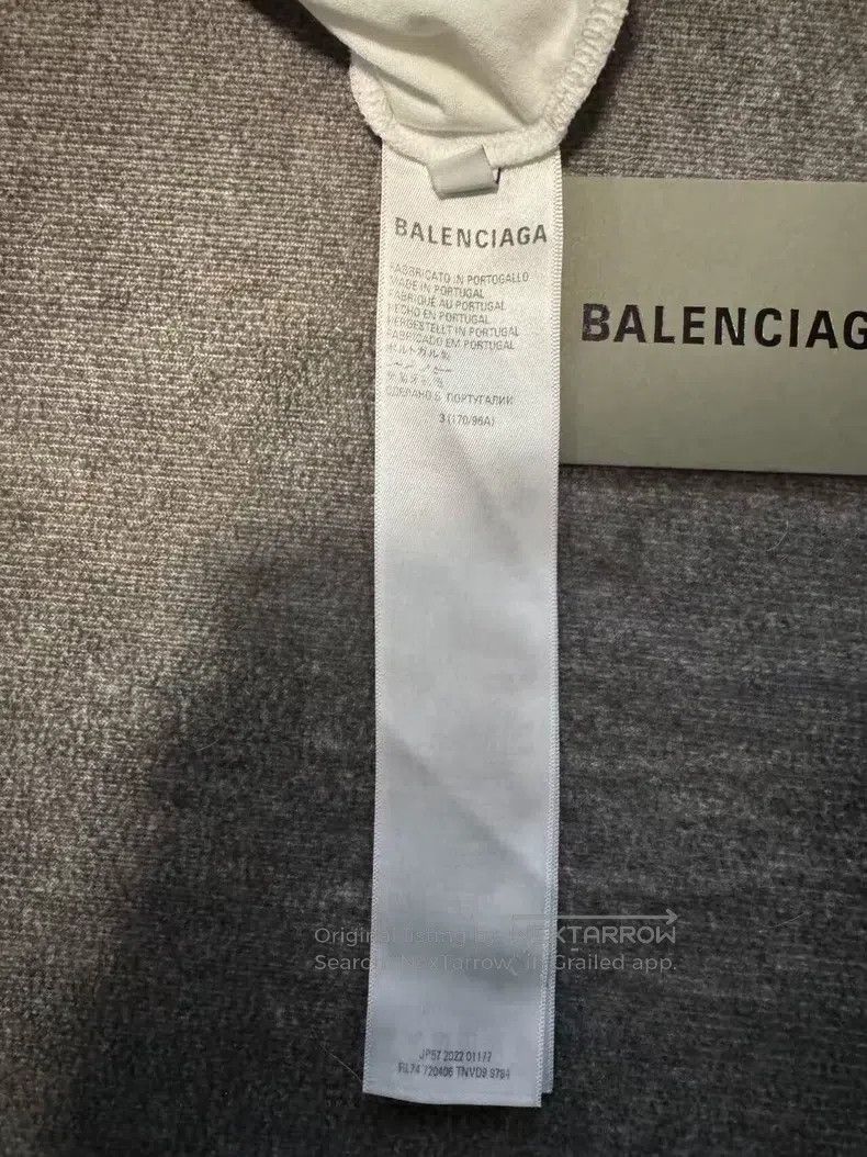Balenciaga Balenciaga XXXL Beige Fake Two Piece Sweater Size US L / EU 52-54 / 3 - 5 Thumbnail